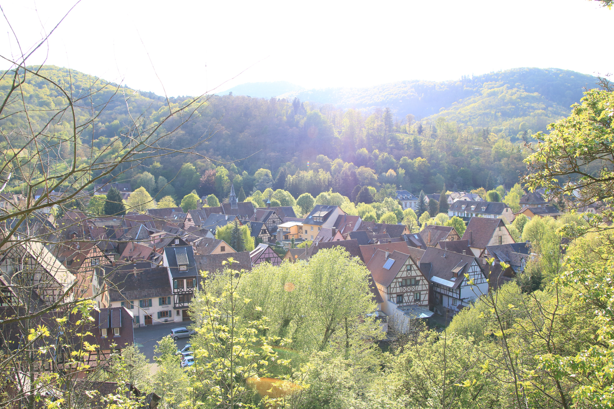 Canon EOS 760D (EOS Rebel T6s / EOS 8000D) + Canon TS-E 90mm F2.8 Tilt-Shift sample photo. Le petit village dans la vallée photography