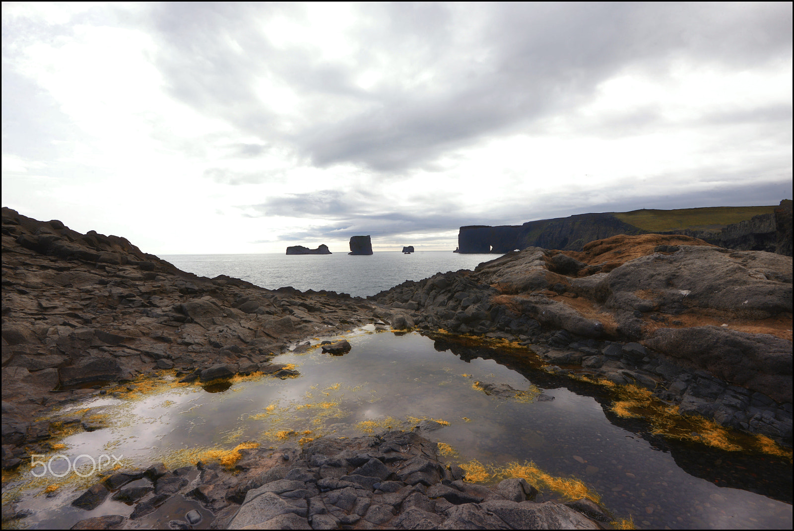 Nikon D600 + AF Nikkor 24mm f/2.8 sample photo. Dyrhólaey, iceland photography