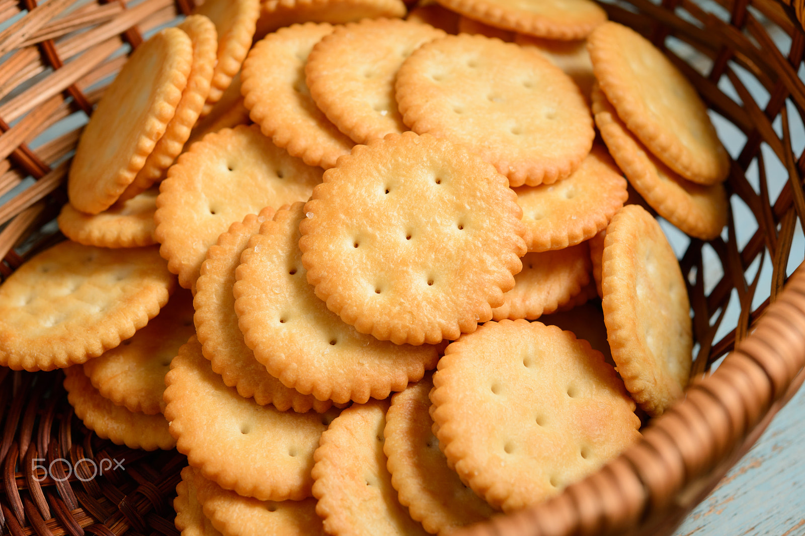 Nikon AF-S Micro-Nikkor 60mm F2.8G ED sample photo. Crackers in wooden basket photography