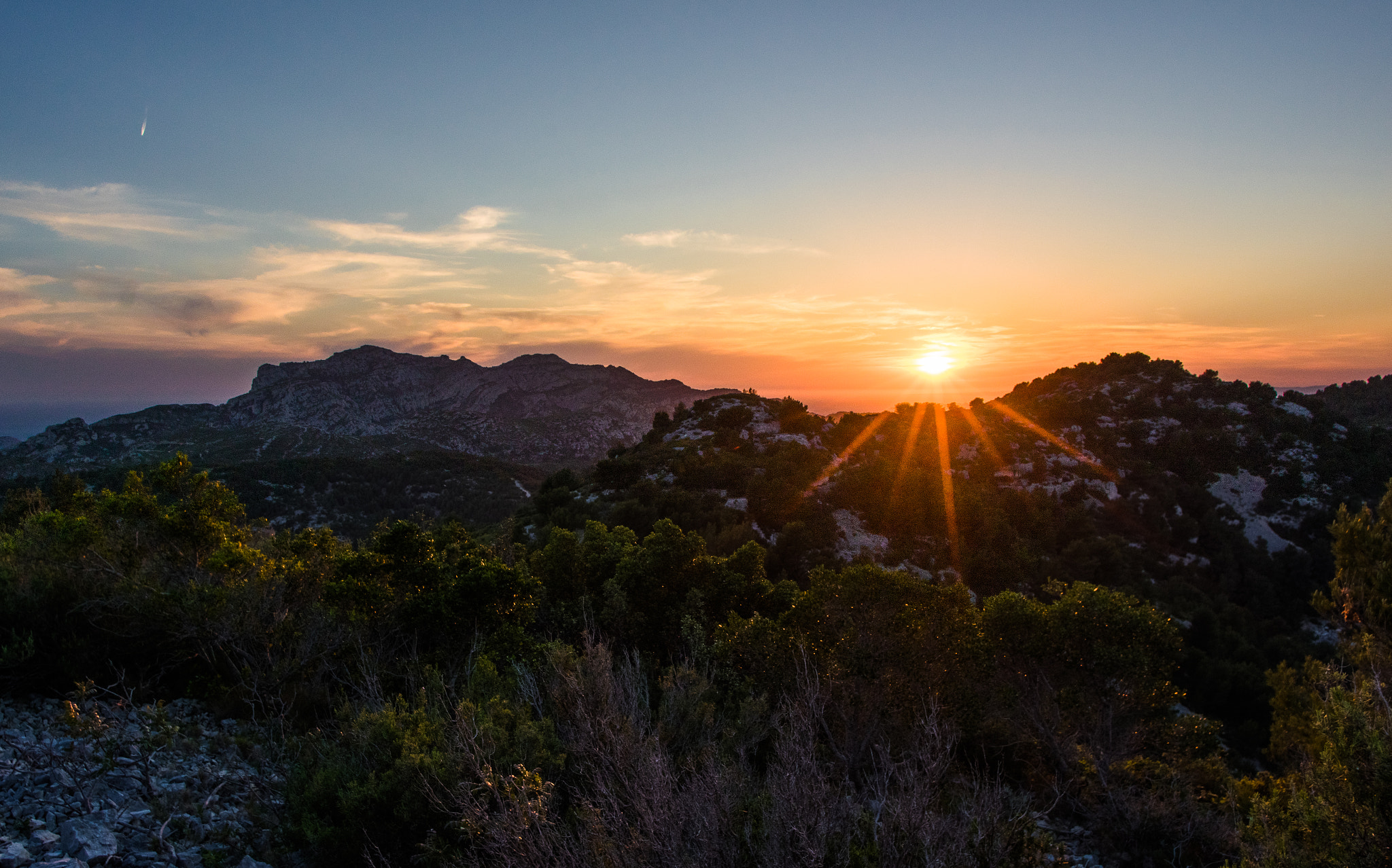 Pentax smc DA 15mm F4 ED AL Limited sample photo. Sunset in the calanques photography