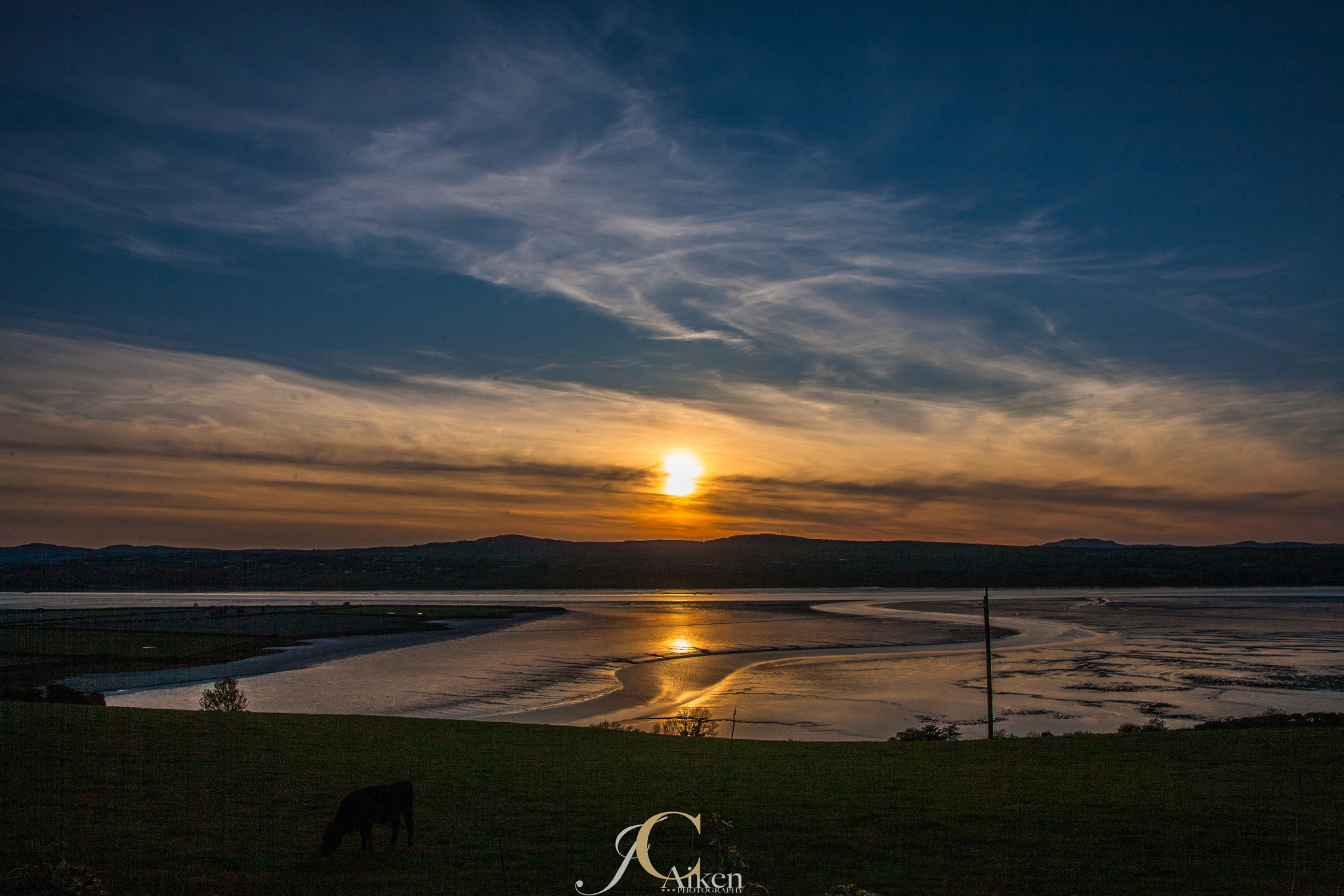 Sigma 28mm f/1.8 DG Macro EX sample photo. Sunset in ireland photography