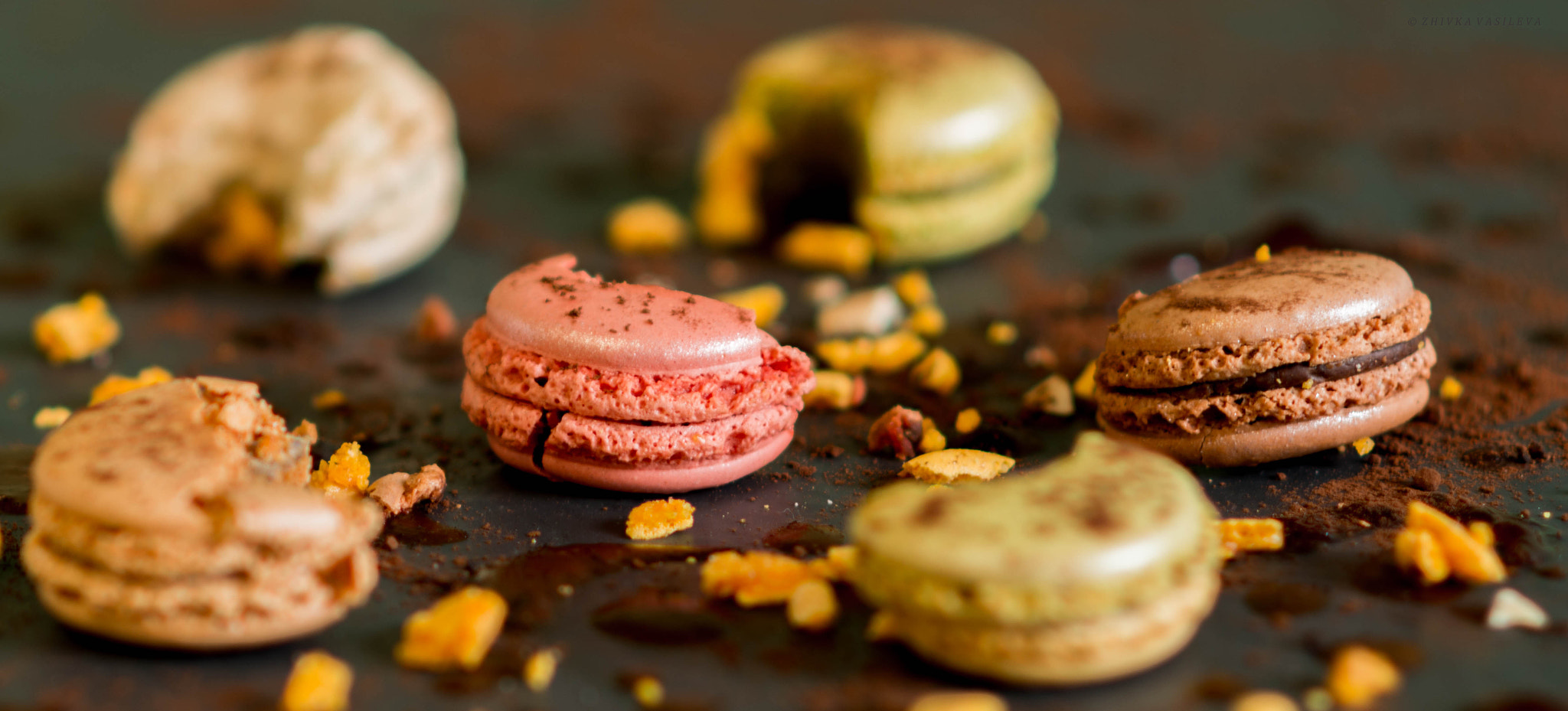 Nikon D800E + AF DC-Nikkor 135mm f/2D sample photo. Macarons d photography