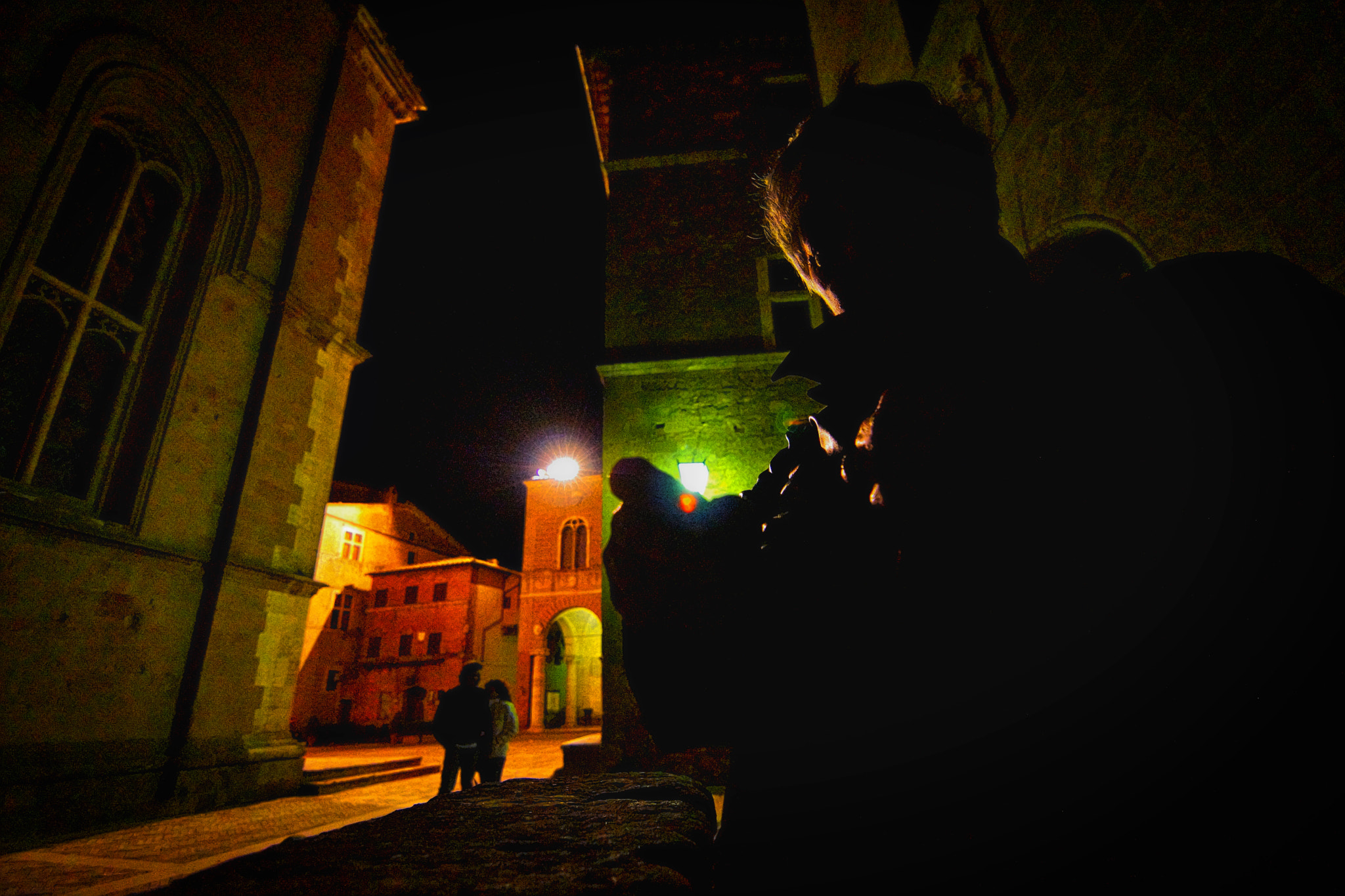 Sony SLT-A65 (SLT-A65V) + 20mm F2.8 sample photo. Smoke at night#1 photography