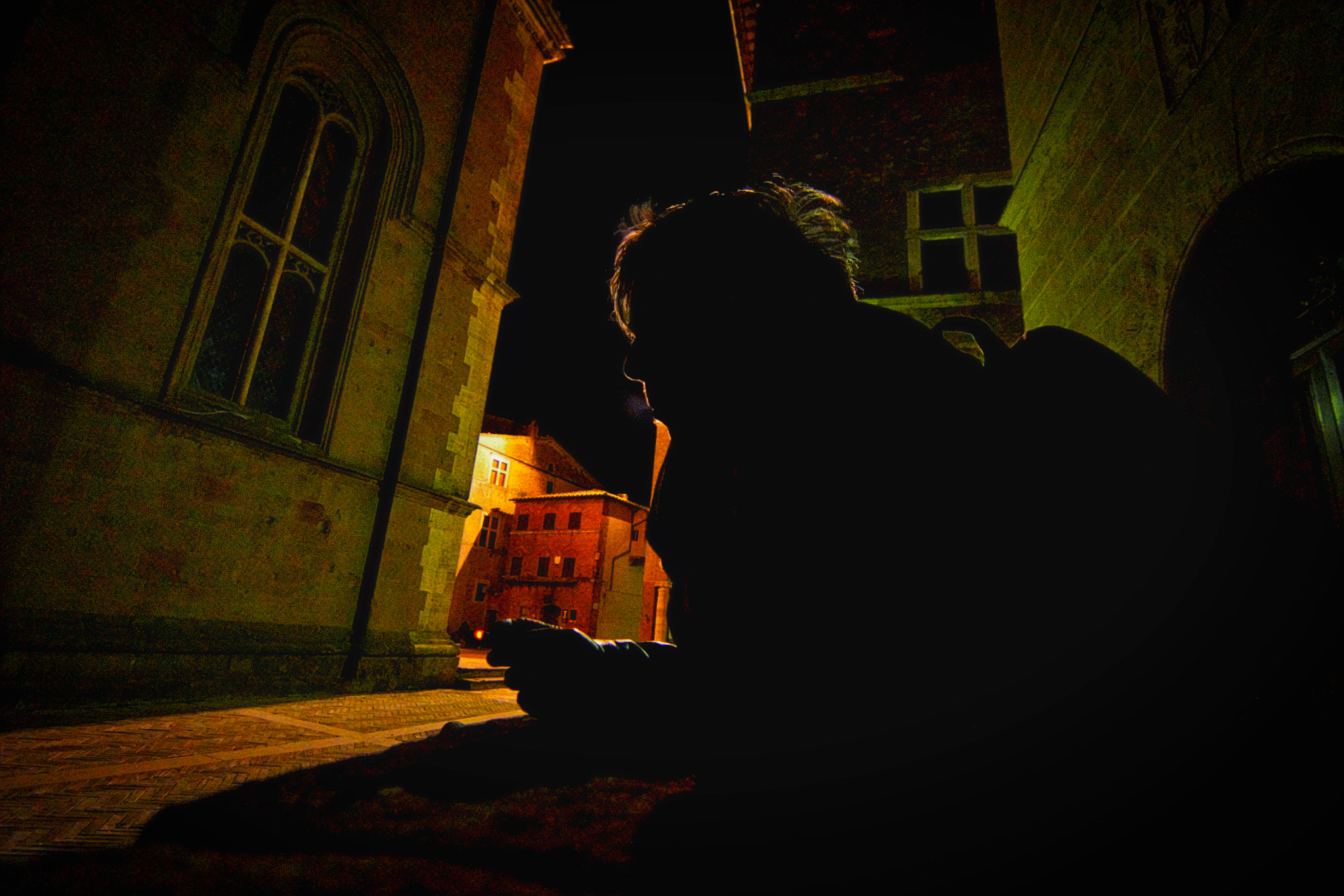 Sony SLT-A65 (SLT-A65V) + 20mm F2.8 sample photo. Smoke at night#2 photography