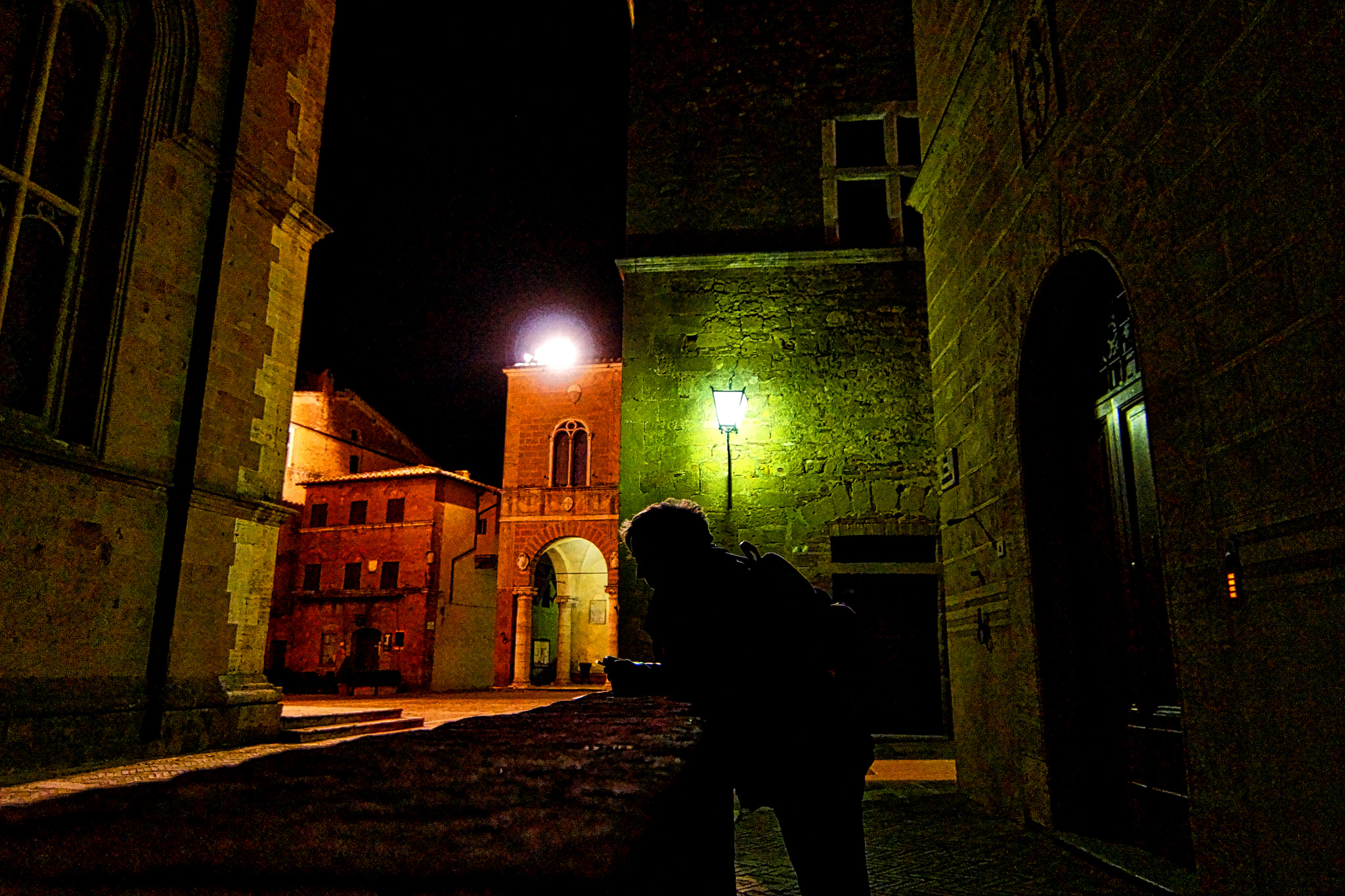 Sony SLT-A65 (SLT-A65V) + 20mm F2.8 sample photo. Smoke at night#3 photography