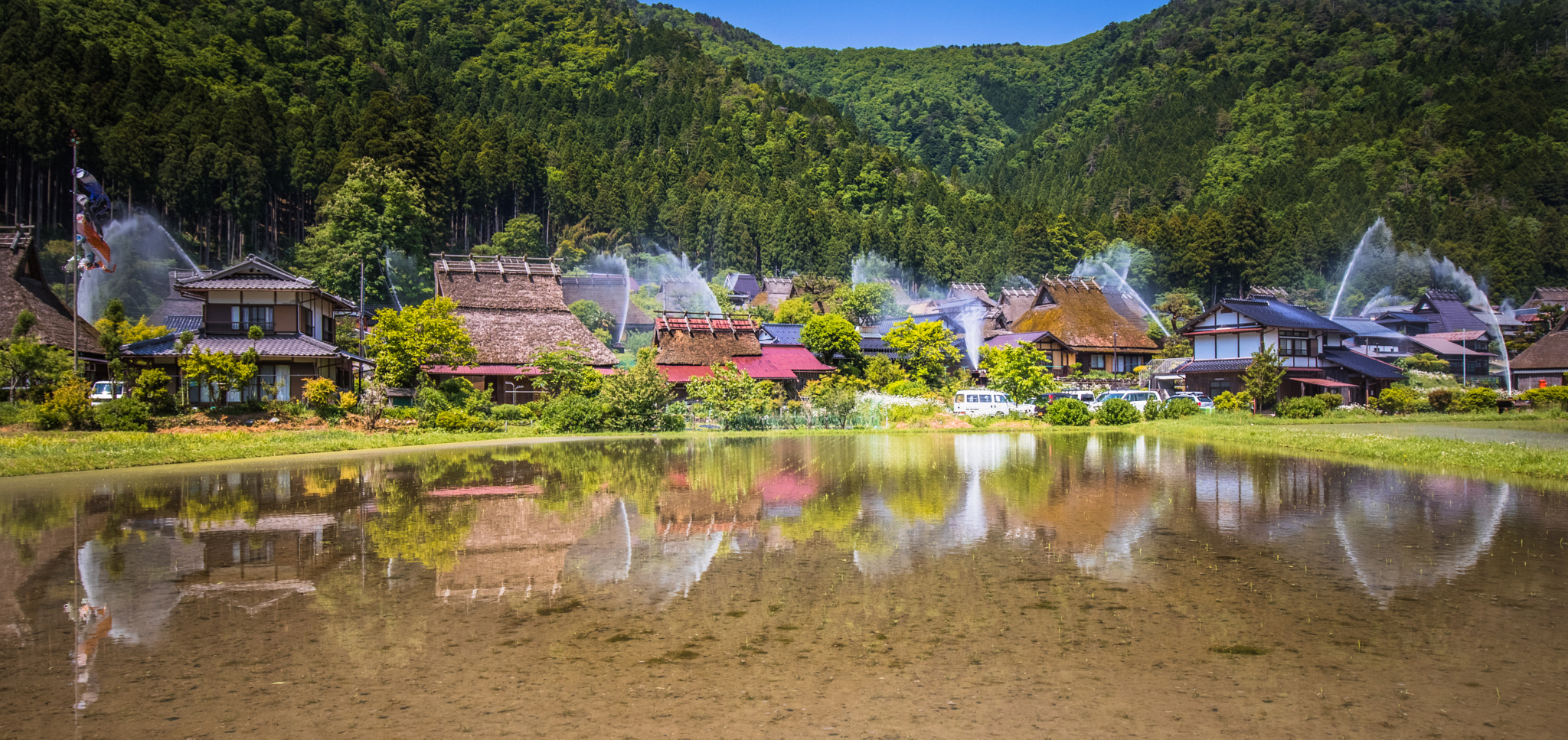 Canon EOS 80D + Canon EF 16-35mm F4L IS USM sample photo. The thatched roof village. photography