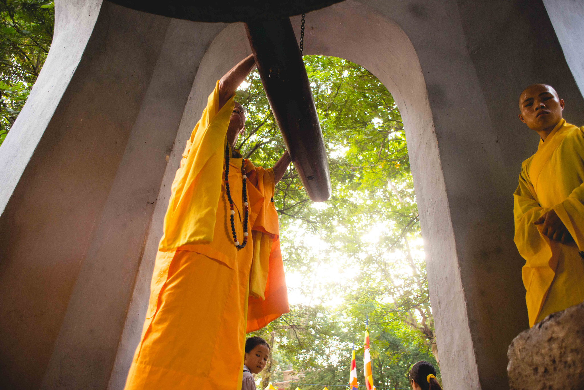 Nikon D800 + AF Nikkor 24mm f/2.8 sample photo. Pagoda bell photography