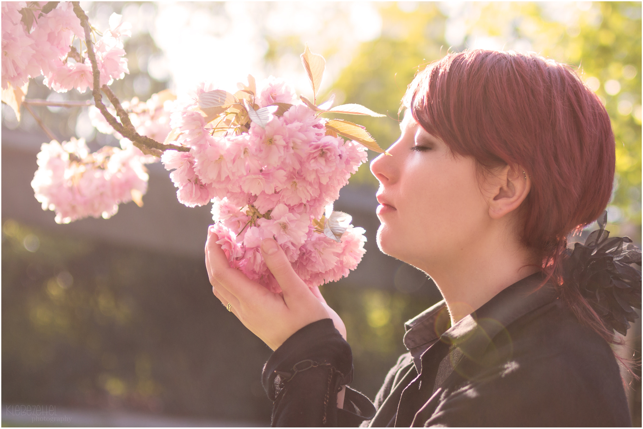 Canon EOS 70D + Tamron SP 35mm F1.8 Di VC USD sample photo. Cherry blossom kiss photography