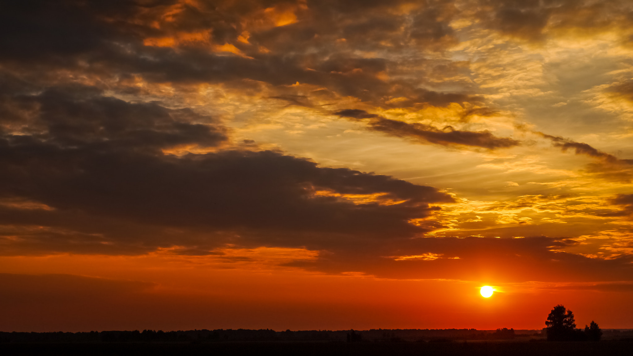 Panasonic Lumix DMC-GF5 sample photo. Sunset in siberia 2 photography