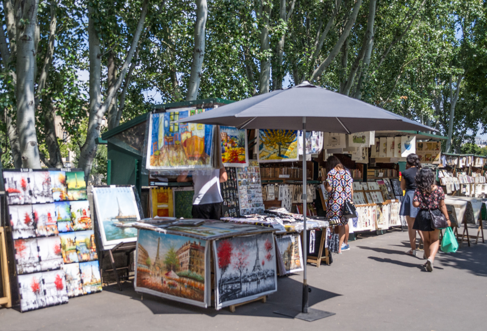 Pentax K-x + Pentax smc DA 18-270mm F3.5-6.3 ED SDM sample photo. Le bouquinistes along the seine photography