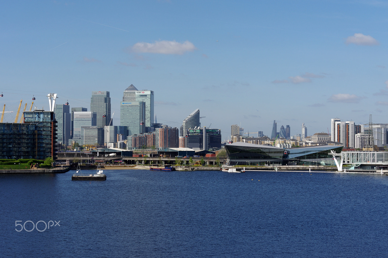 Pentax smc DA 50-200mm F4-5.6 ED WR sample photo. London docklands cityscape photography