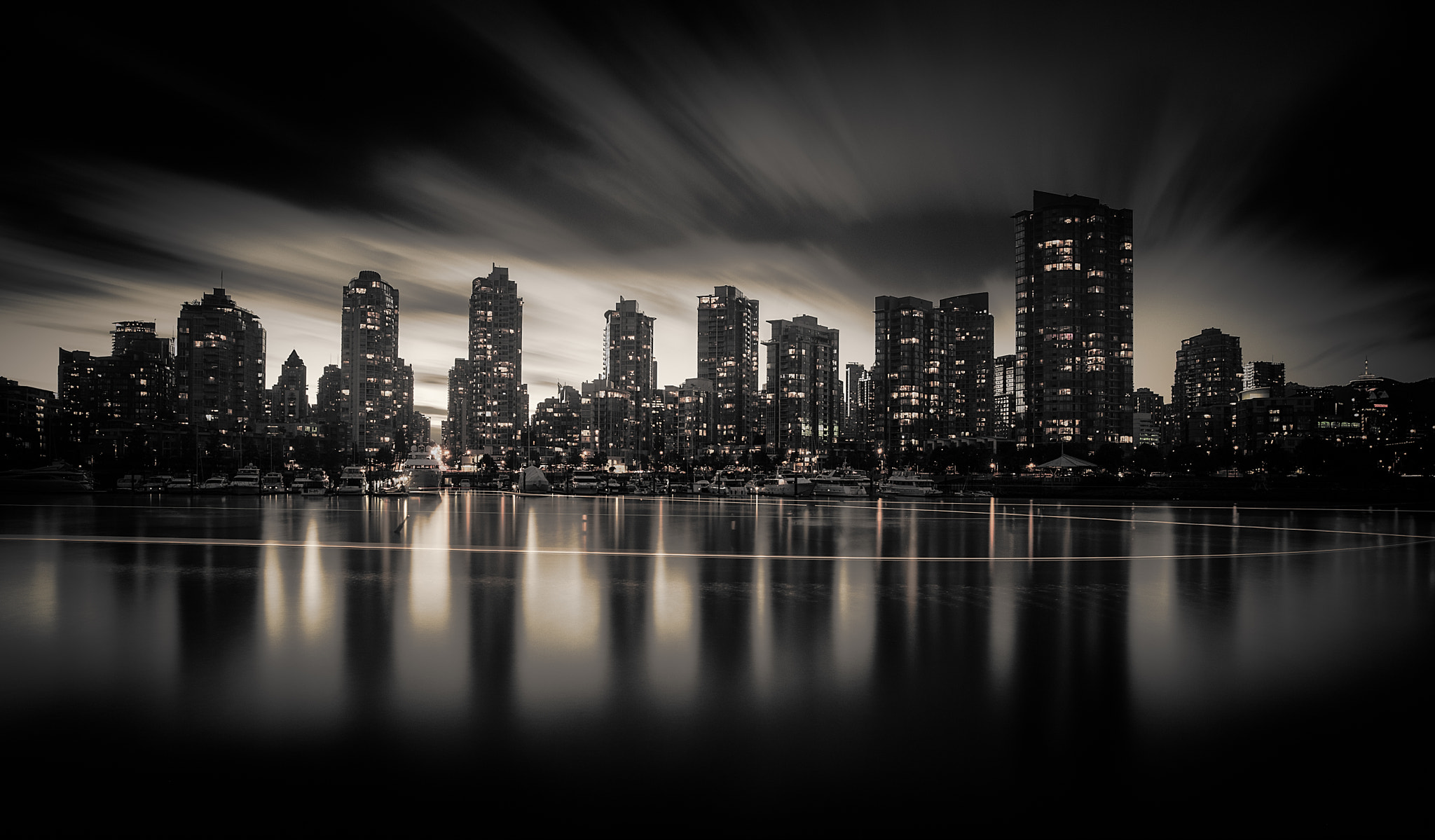Nikon D800 + ZEISS Distagon T* 21mm F2.8 sample photo. Vancouver skyline photography