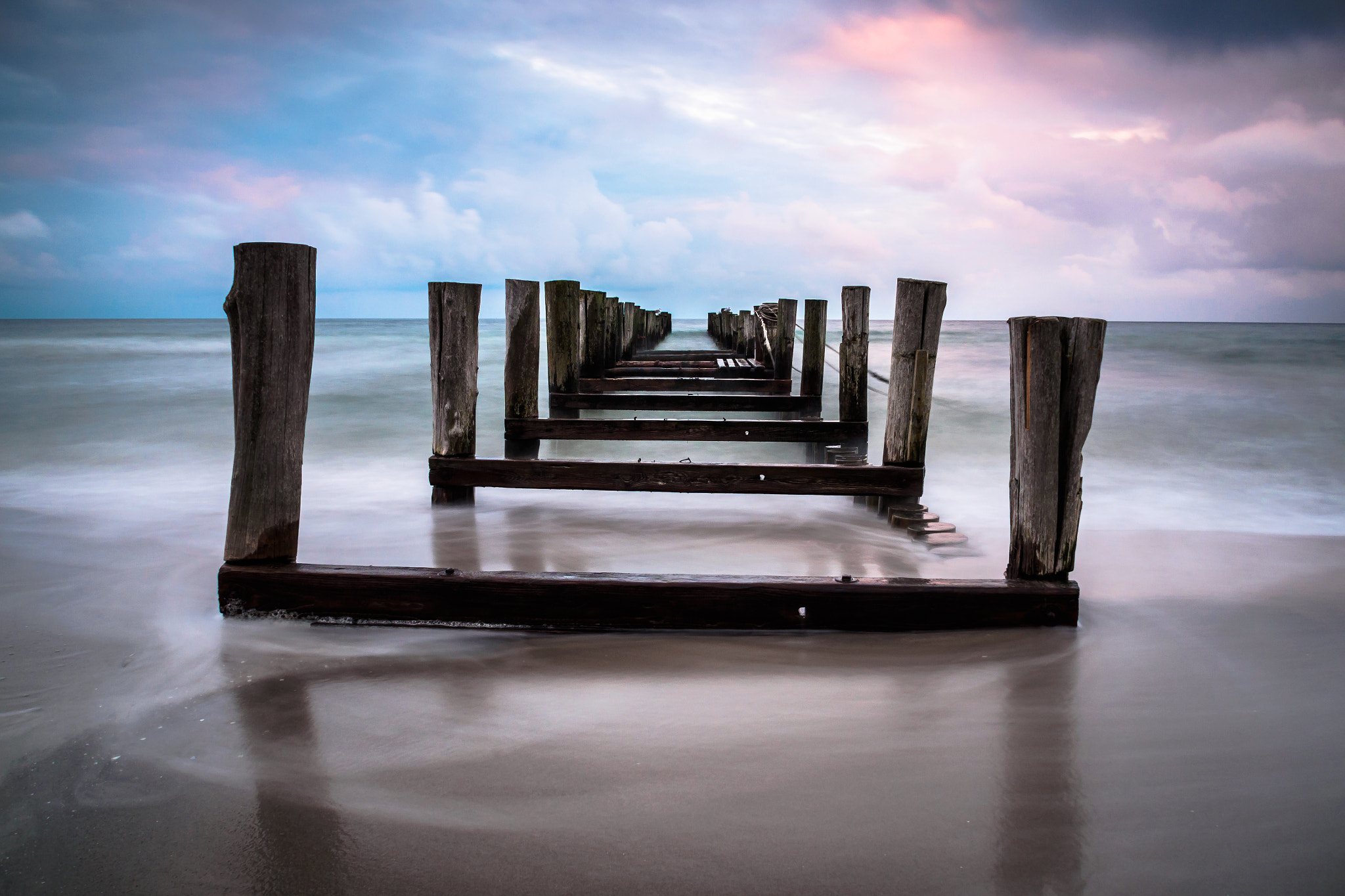 Olympus PEN E-PL7 sample photo. Alte seebrücke zingst photography