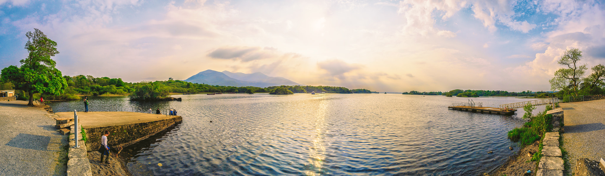 Sony a7 + Sony 28mm F2.8 sample photo. Lough leane, killarney, ireland photography