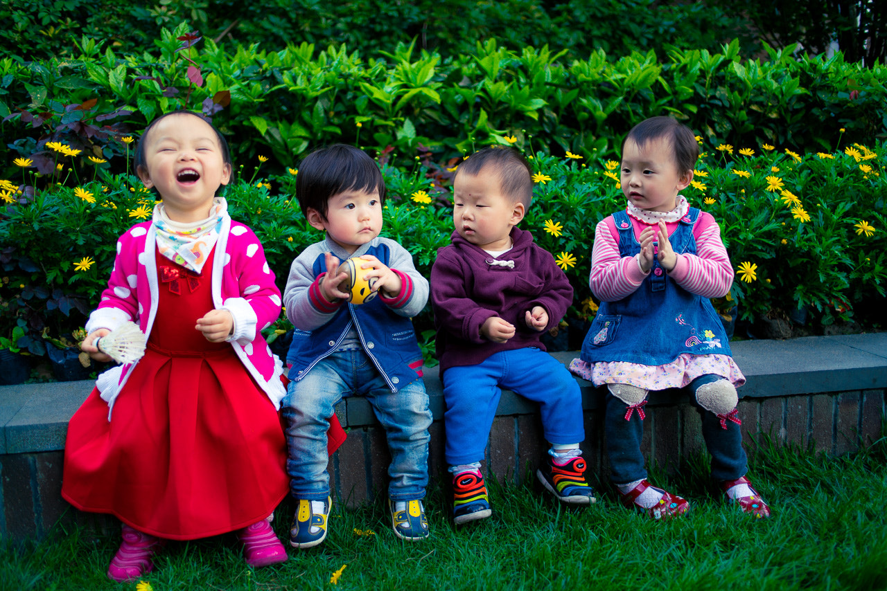 Sony a7R II + Minolta AF 35mm F2 [New] sample photo. My son and his little friends photography