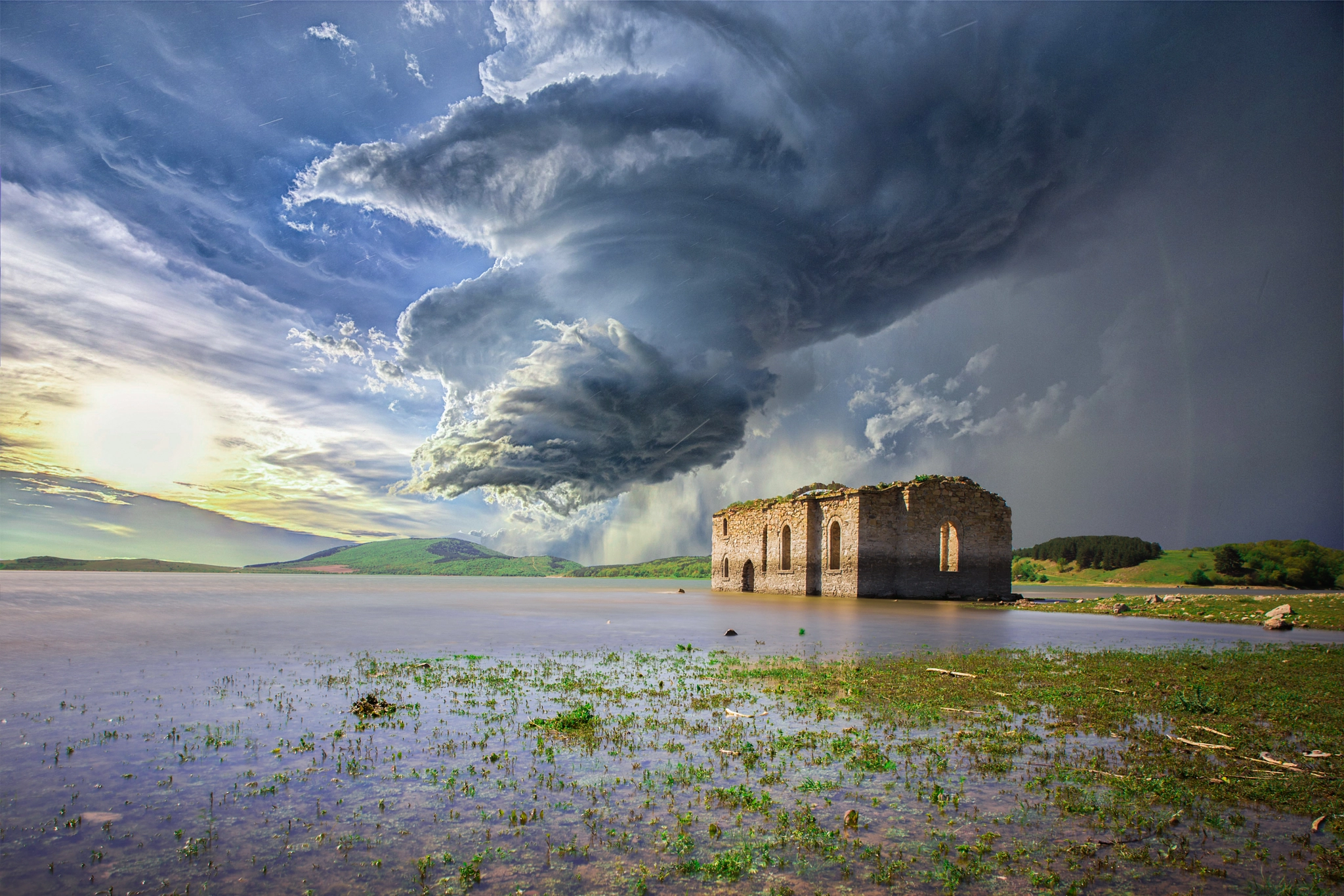 Canon EOS 6D + Sigma 24mm f/1.8 DG Macro EX sample photo. Submerged church photography