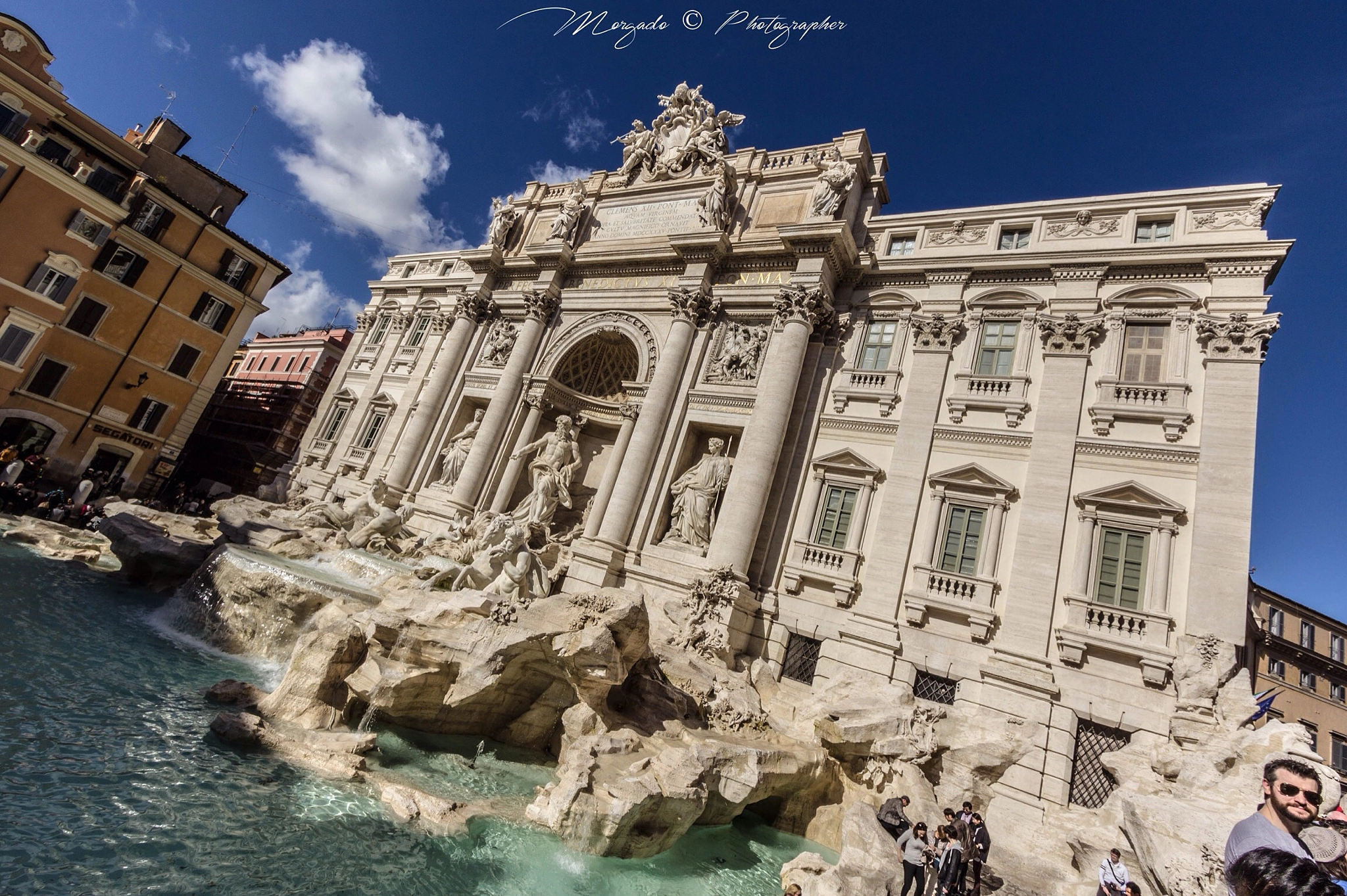 Canon EF-S 10-22mm F3.5-4.5 USM sample photo. Fontana di trevi photography