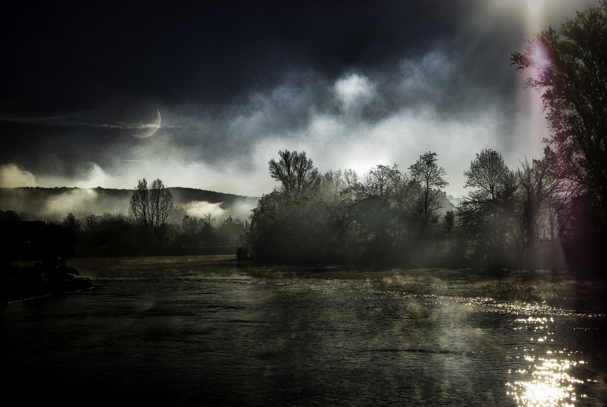 Sony Alpha DSLR-A290 + Sony DT 18-55mm F3.5-5.6 SAM sample photo. Brume du matin photography