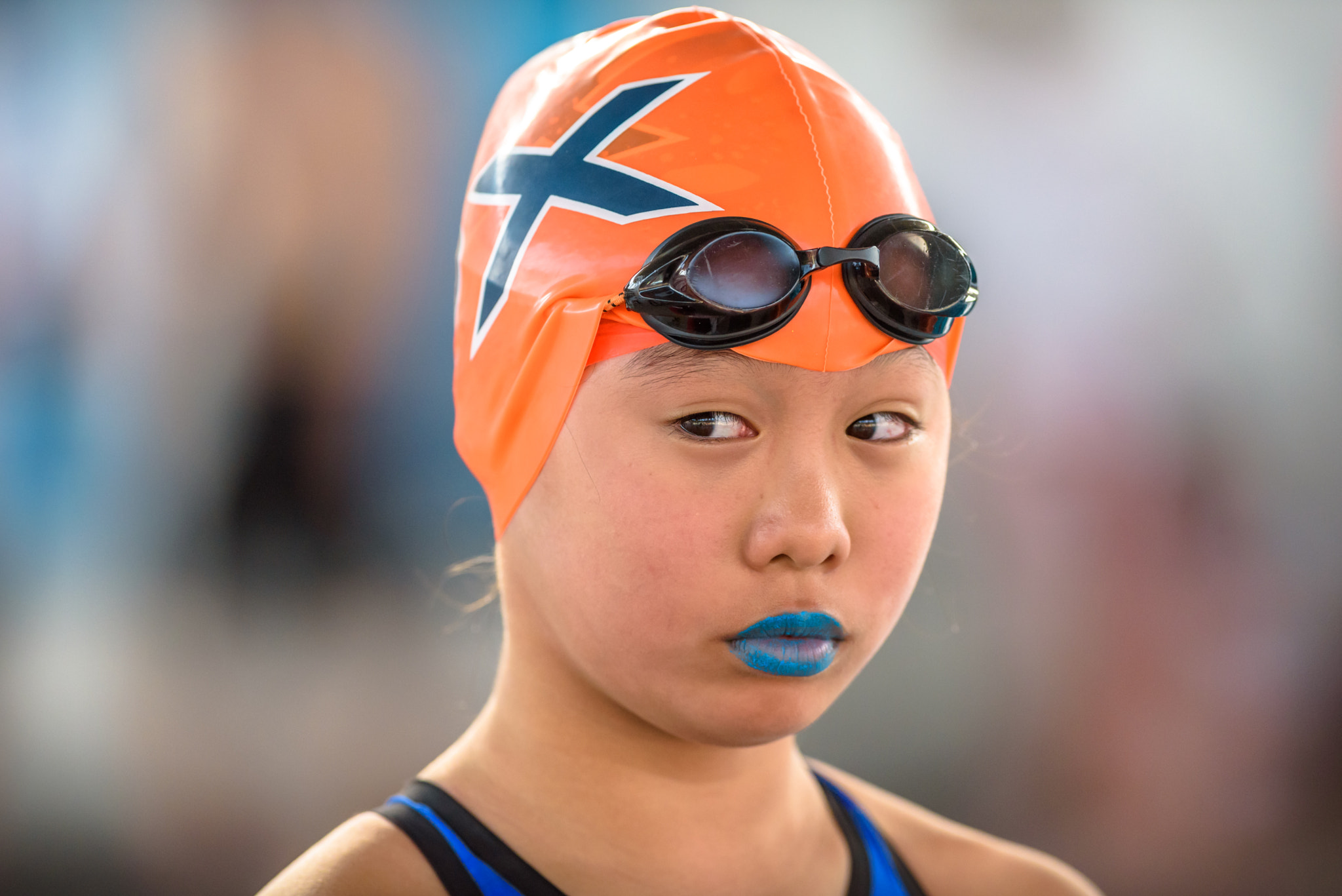 Nikon AF-S Nikkor 300mm F2.8G ED-IF VR sample photo. Seasac swimming competition photography
