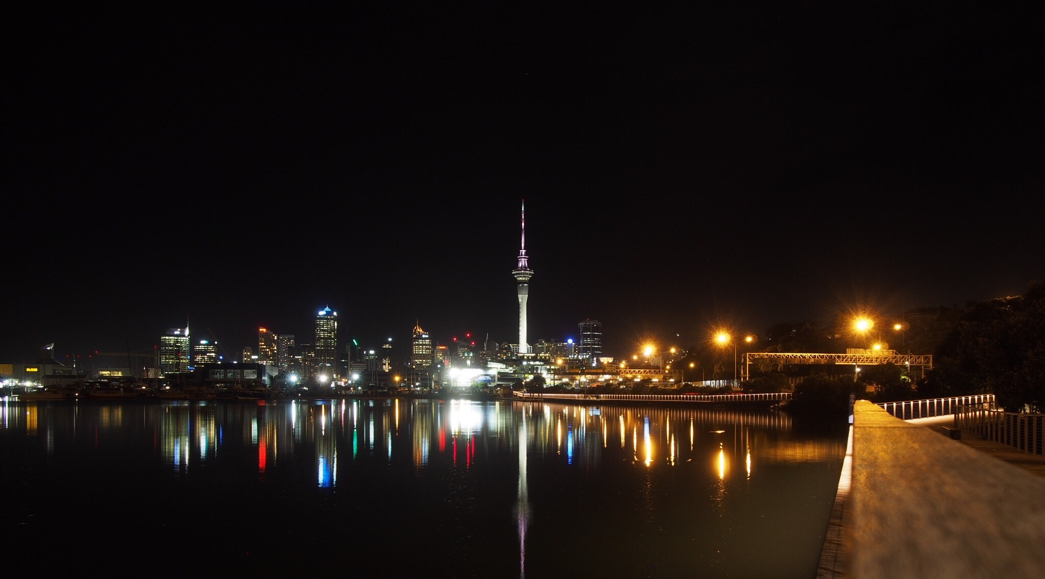 Olympus PEN E-P5 sample photo. Auckland city skyline photography