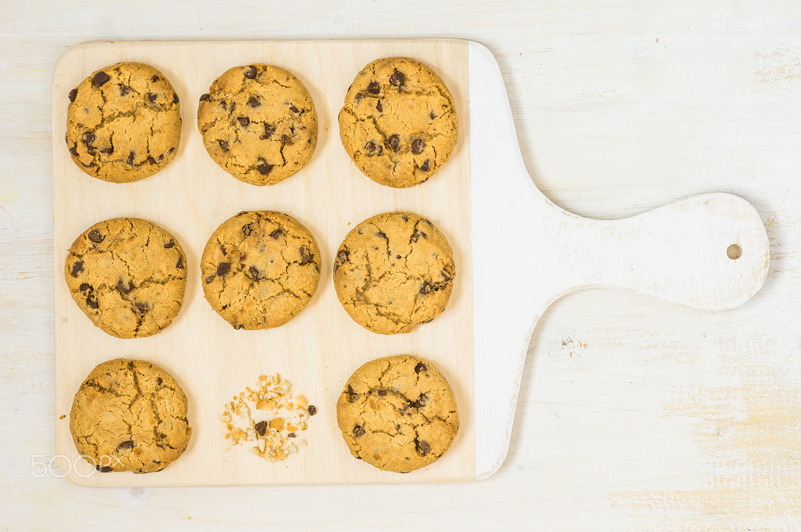 Pentax K-r + Tamron SP AF 90mm F2.8 Di Macro sample photo. Chocolate chip cookies photography