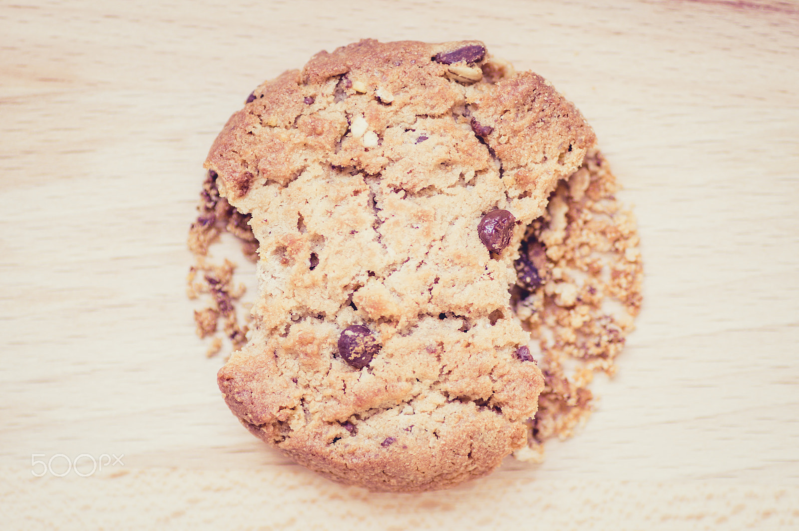 Pentax K-r + Tamron SP AF 90mm F2.8 Di Macro sample photo. Chocolate cookie photography