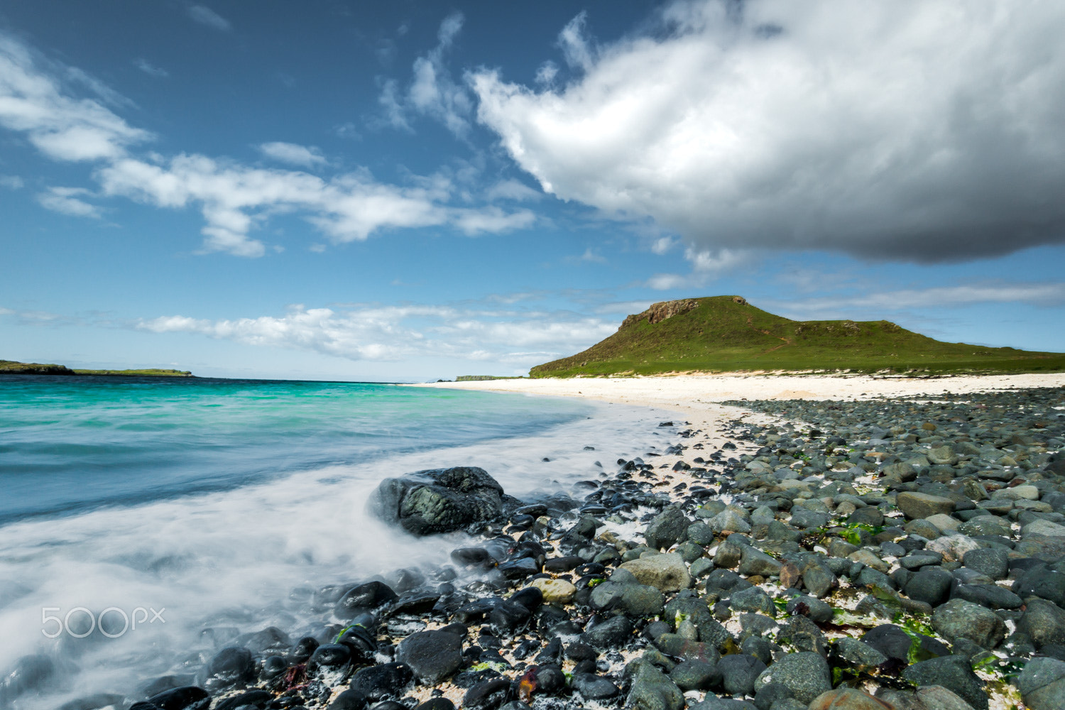 Samsung NX300M + Samsung NX 12-24mm F4-5.6 ED sample photo. Coral beach in scotland photography