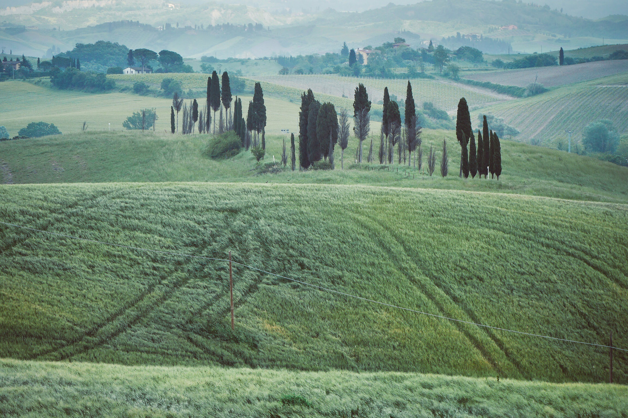 LUMIX G VARIO 45-150/F4.0-5.6 sample photo. Tuscany landscape photography