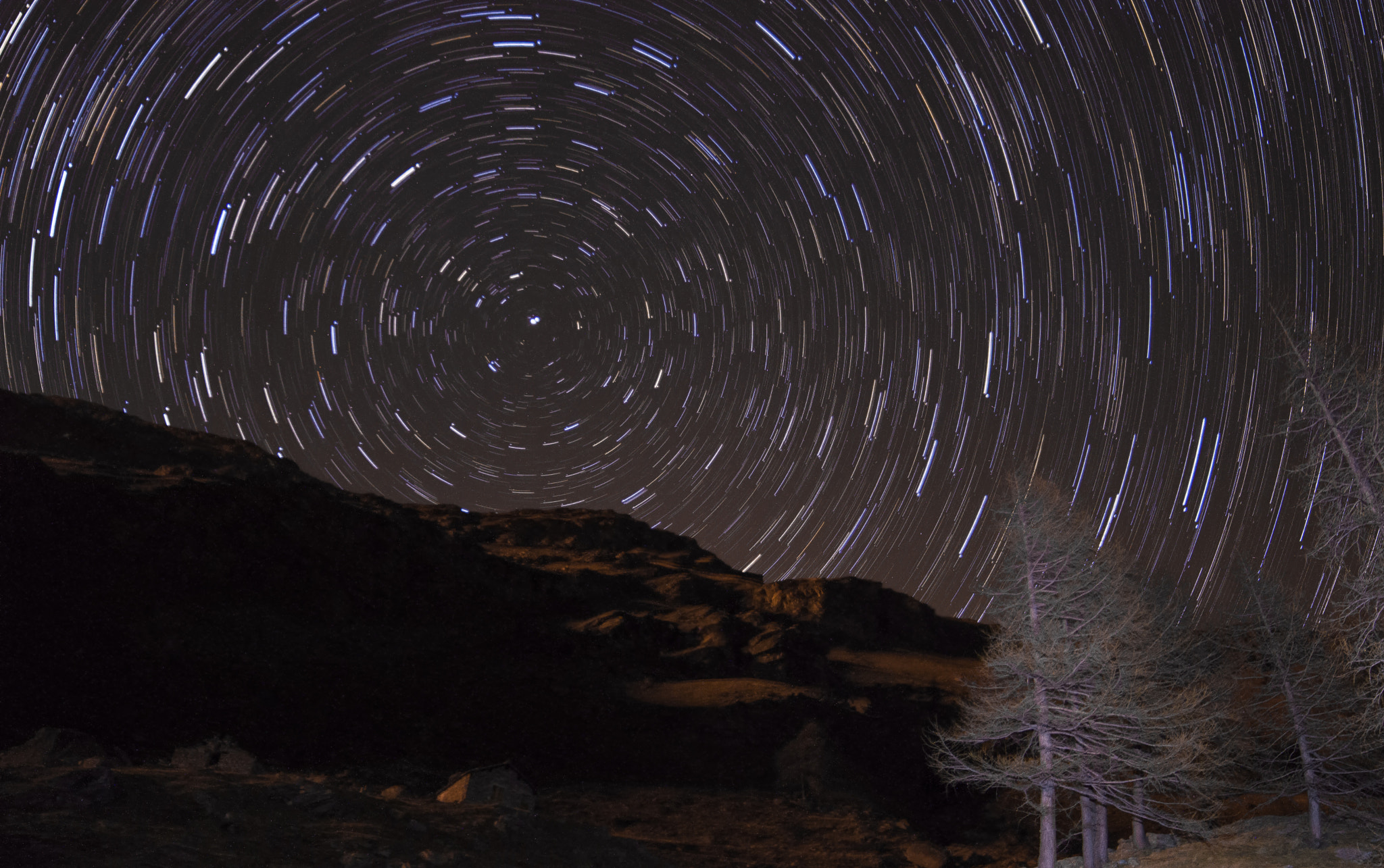 Samyang 14mm F2.8 ED AS IF UMC sample photo. Startrail photography