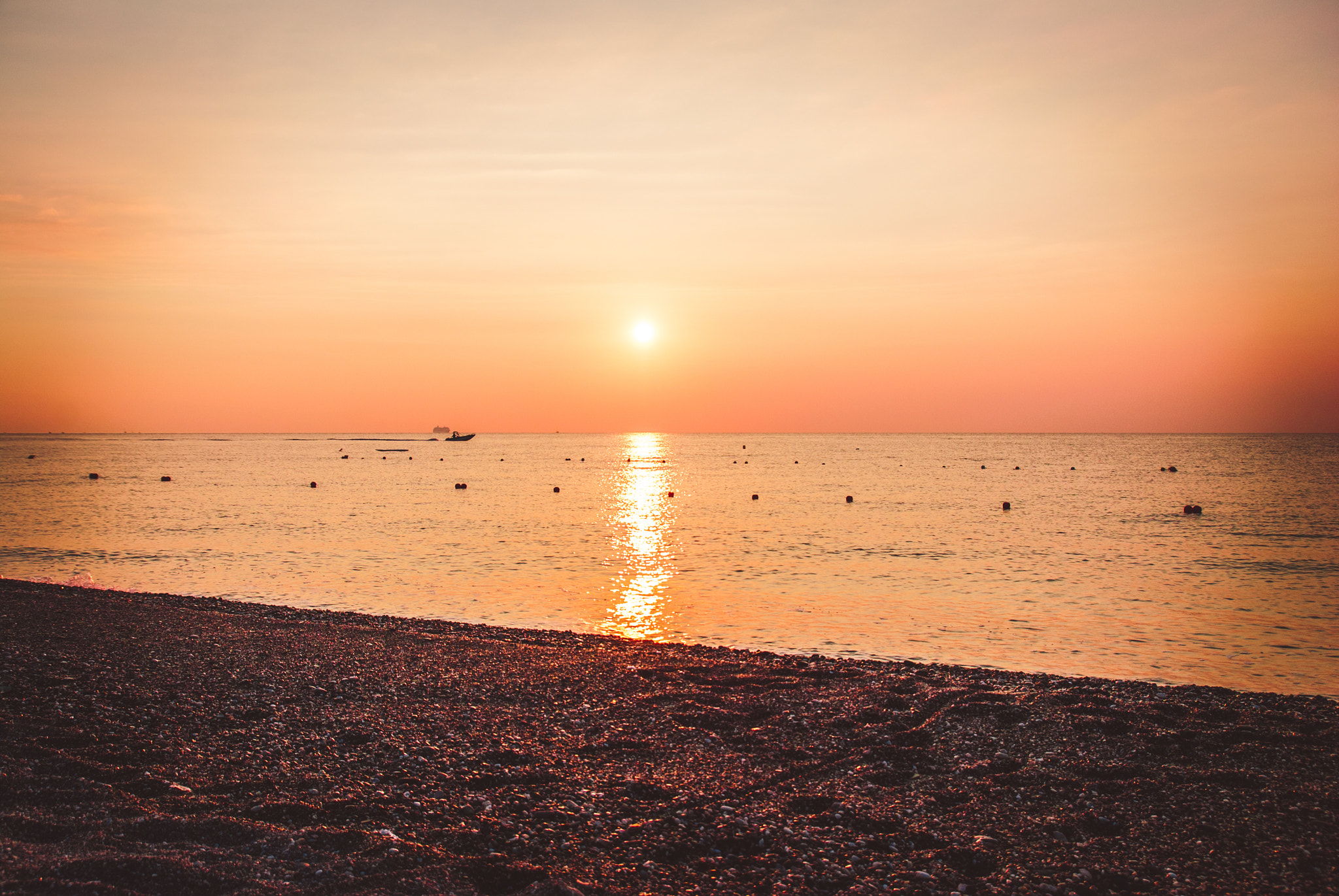 Nikon D3000 sample photo. Taormina's beach photography