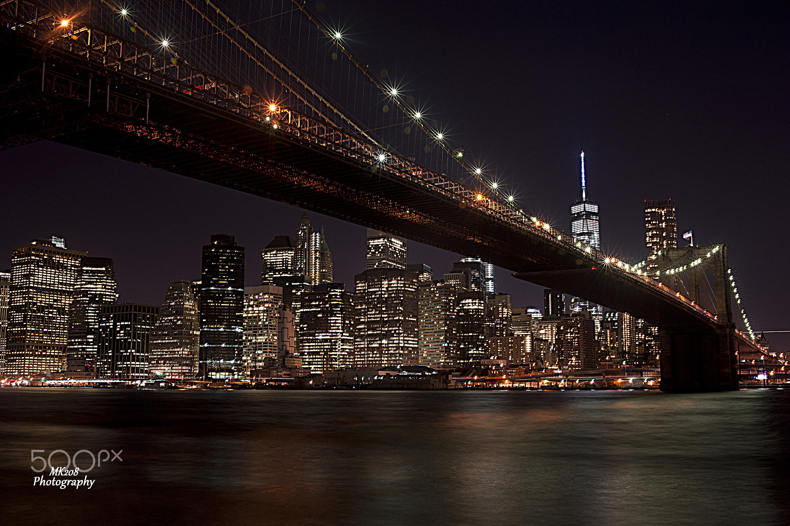 Nikon D700 + AF Zoom-Nikkor 35-70mm f/2.8D sample photo. Brooklyn bridge - new york photography