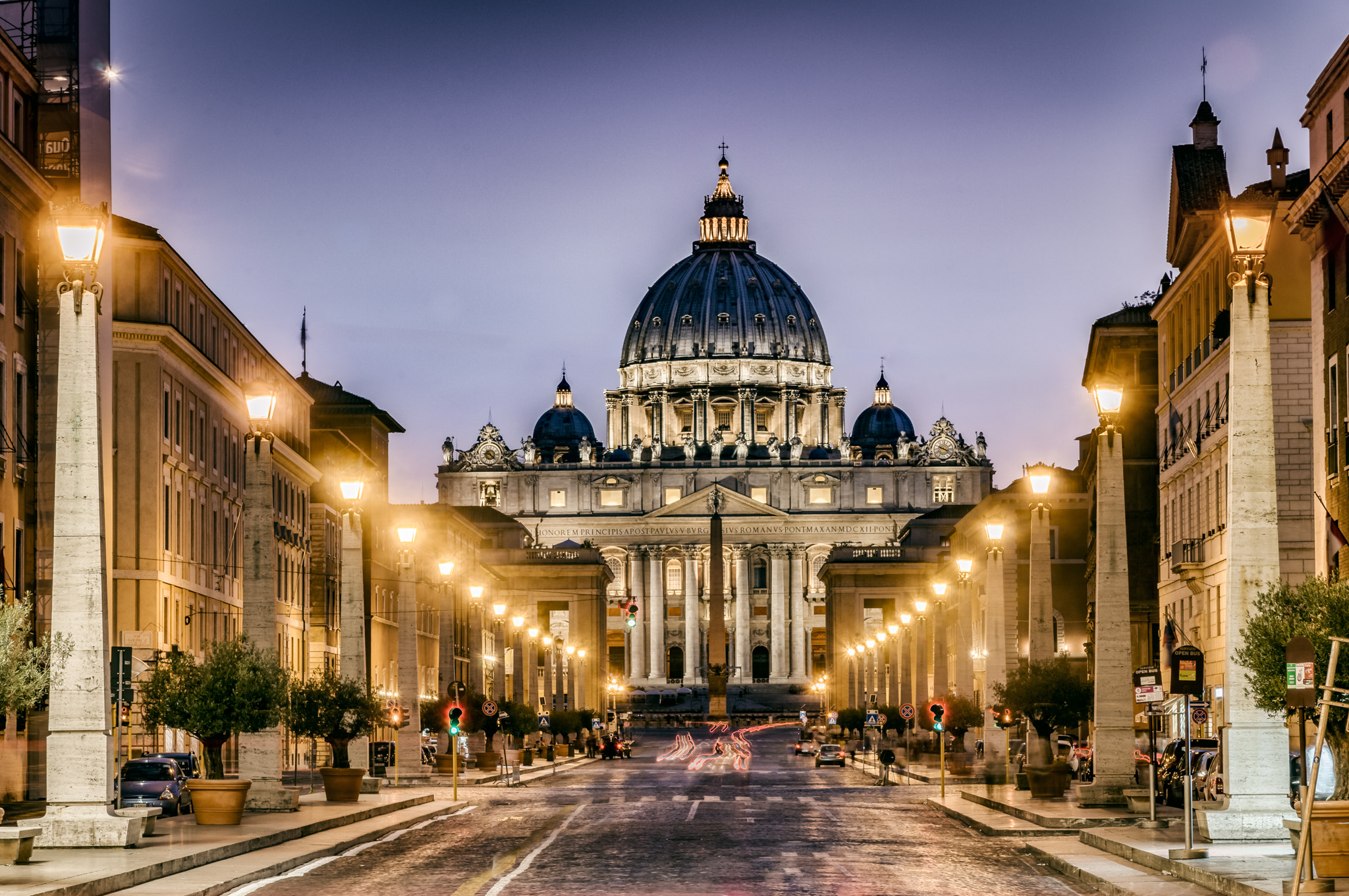 Pentax K-30 sample photo. Saint peter's at night photography