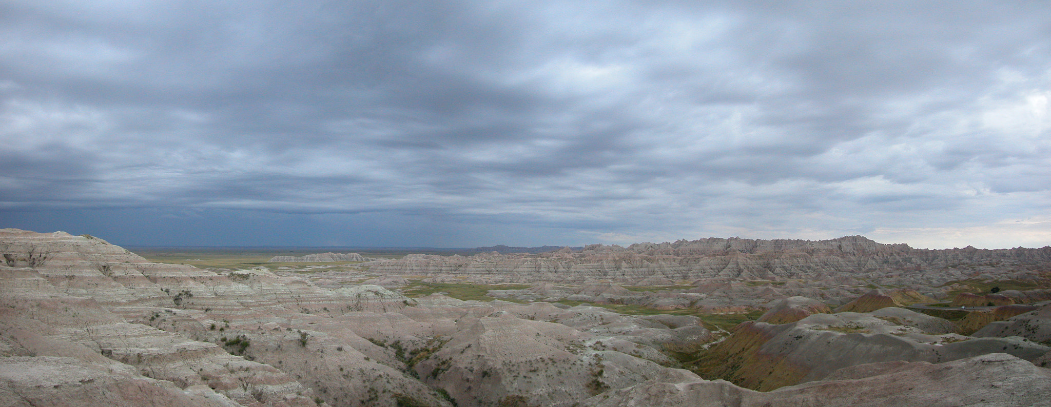Nikon E5000 sample photo. Badlands national park panorama photography