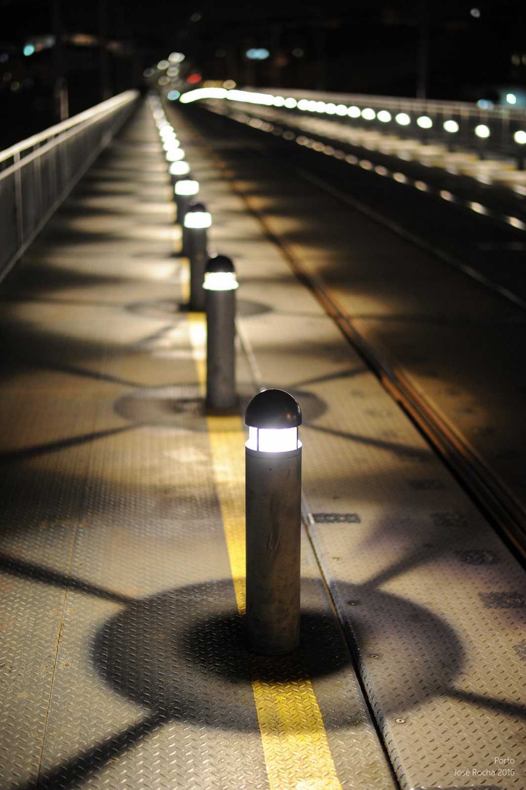 Nikon AF-S Nikkor 58mm F1.4G sample photo. Bridge lights photography
