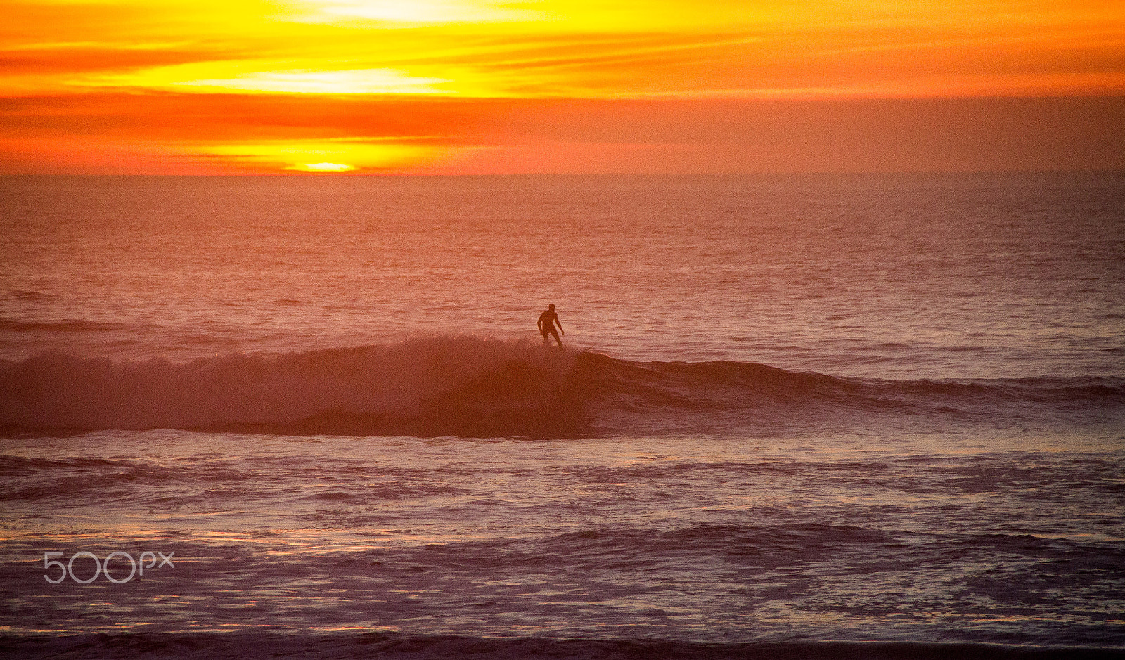 Canon EOS 7D + Tamron AF 18-250mm F3.5-6.3 Di II LD Aspherical (IF) Macro sample photo. Sunset surfer at sunset photography