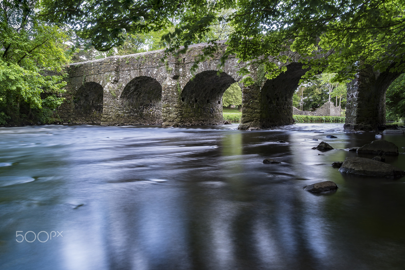 Sigma 28-300mm F3.5-6.3 DG Macro sample photo. Old stone bridge photography
