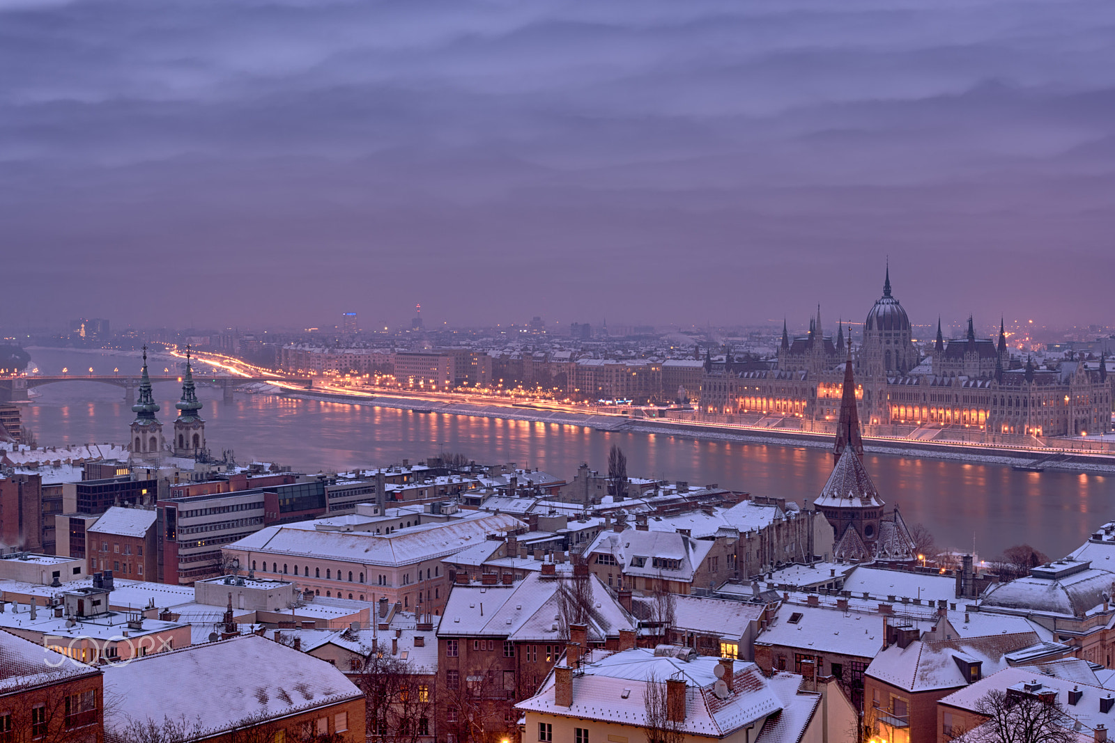 Nikon AF-S Nikkor 17-35mm F2.8D ED-IF sample photo. Budapest winter view photography