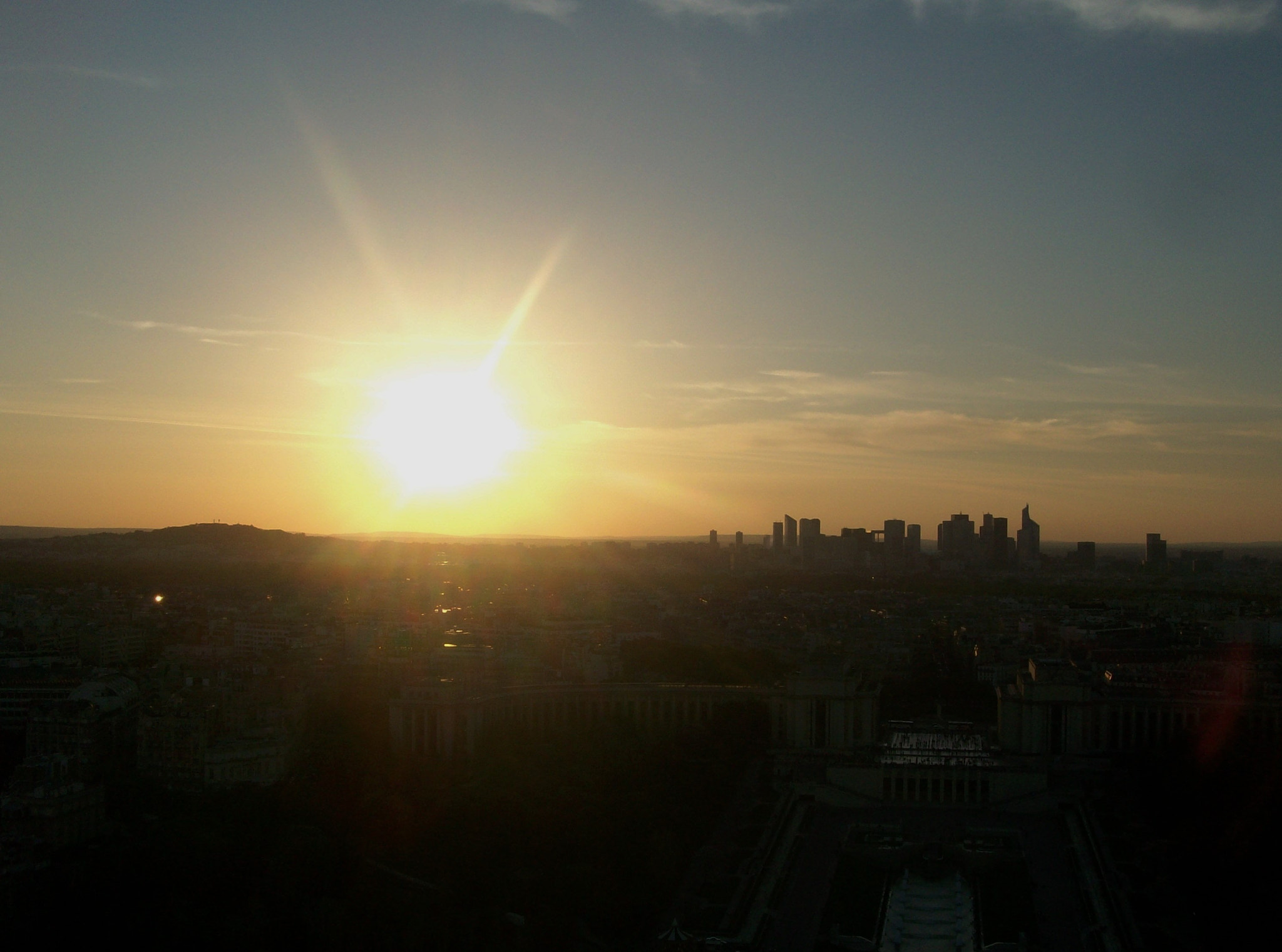 Kodak EASYSHARE M863 DIGITAL CAMERA sample photo. Por do sol visto da torre photography