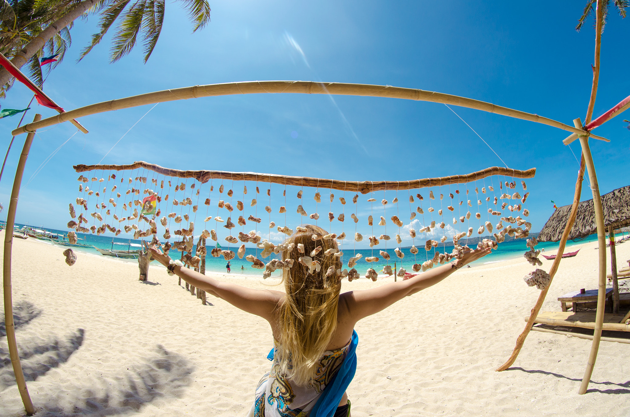 Samyang 8mm F3.5 Aspherical IF MC Fisheye sample photo. Blue girl photography