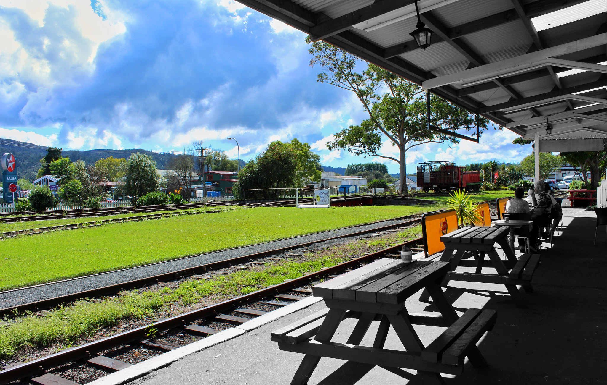 Canon EF-S 18-55mm F3.5-5.6 IS II sample photo. View of  old railway station photography