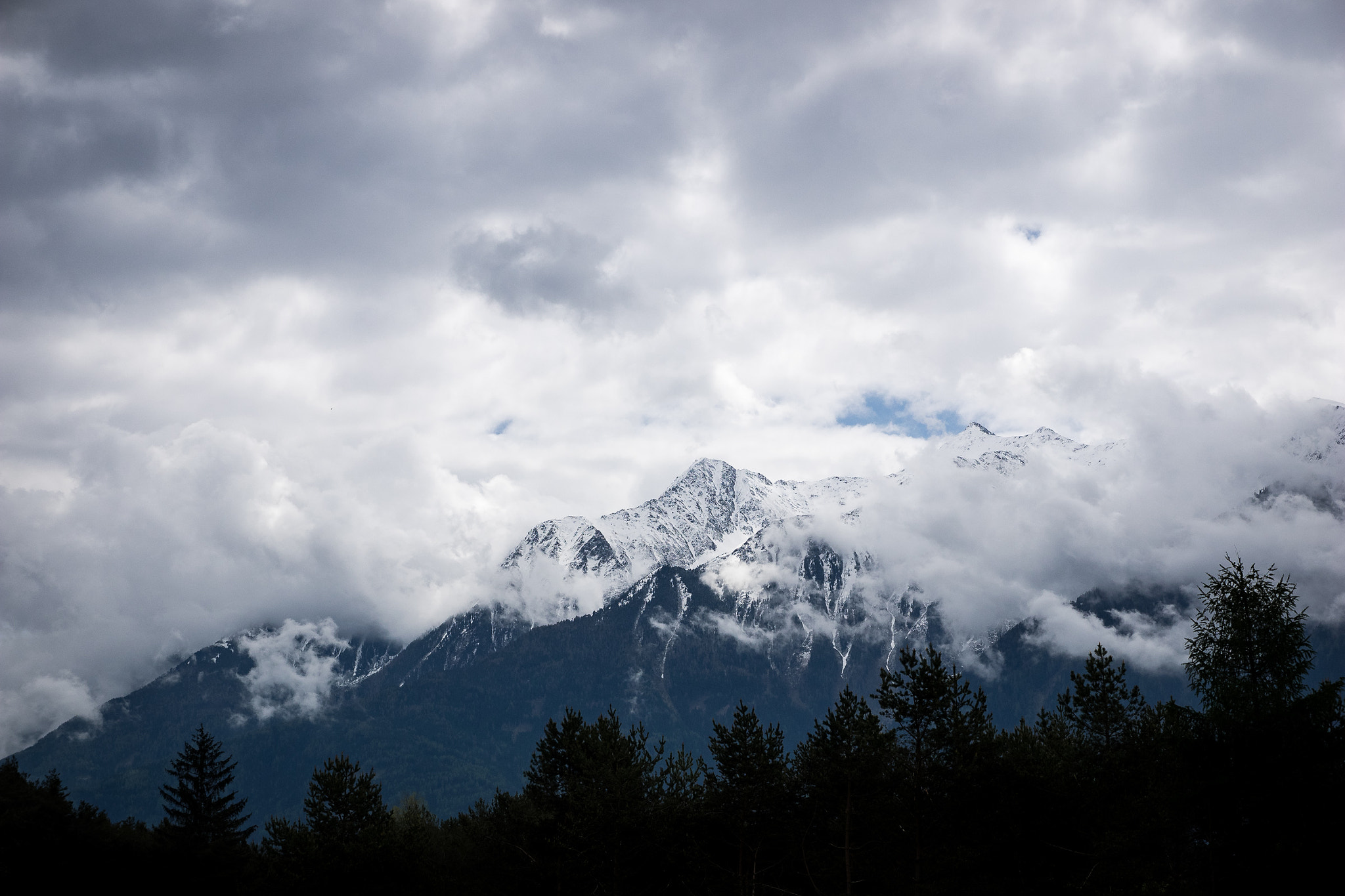 Panasonic Lumix G X Vario 12-35mm F2.8 ASPH Power OIS sample photo. Mountains 'n clouds photography