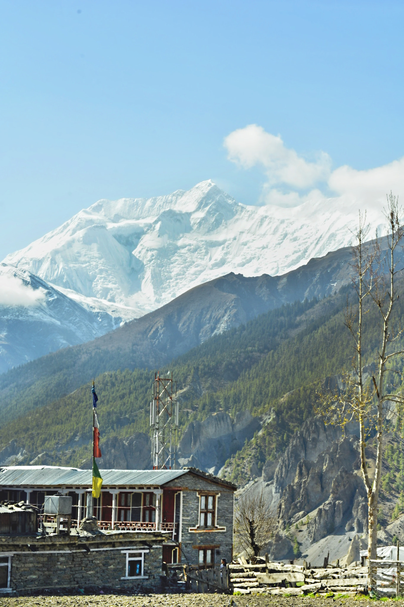 AF Zoom-Nikkor 35-80mm f/4-5.6D sample photo. Annapurna 2 photography