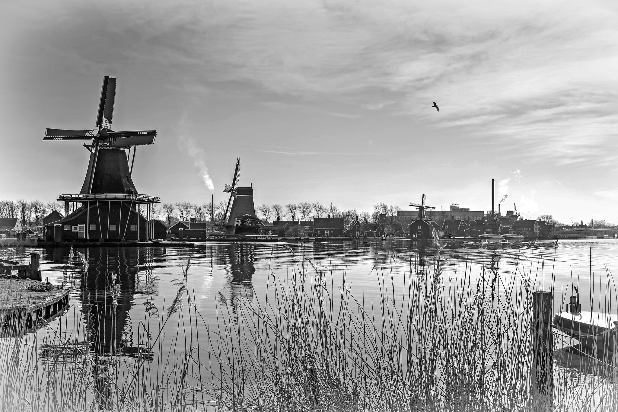 Fujifilm X-M1 + Fujifilm XF 18-55mm F2.8-4 R LM OIS sample photo. Windmills photography