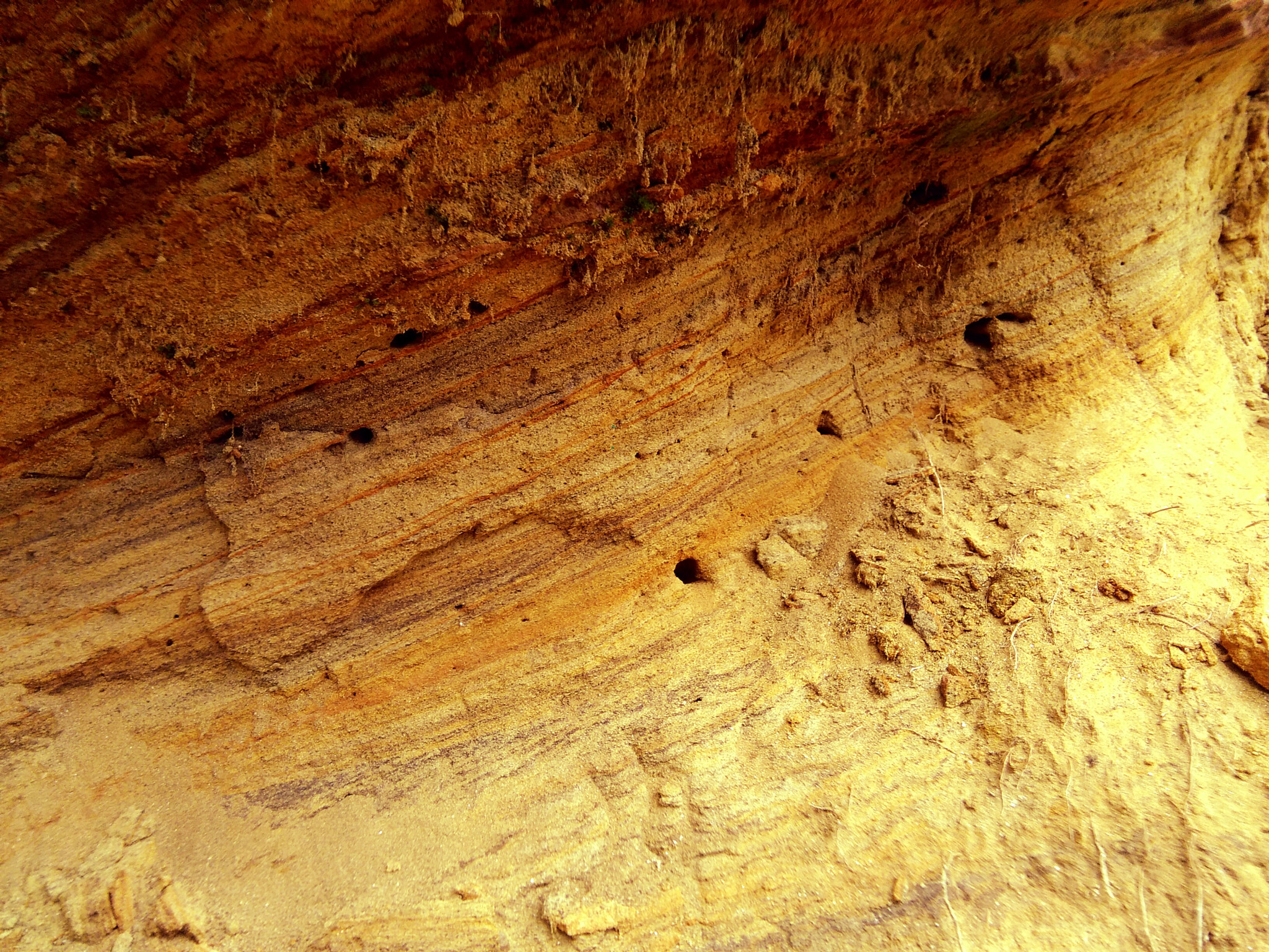 HUAWEI G620S-L01 sample photo. Sand layers photography