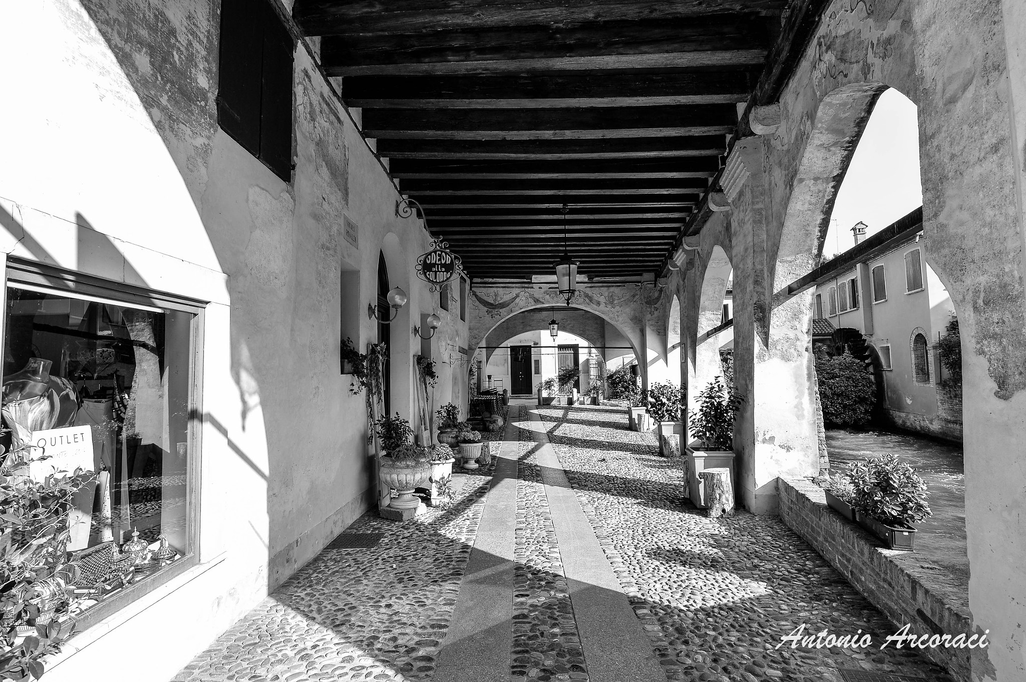 Nikon D4 sample photo. Treviso i portici photography