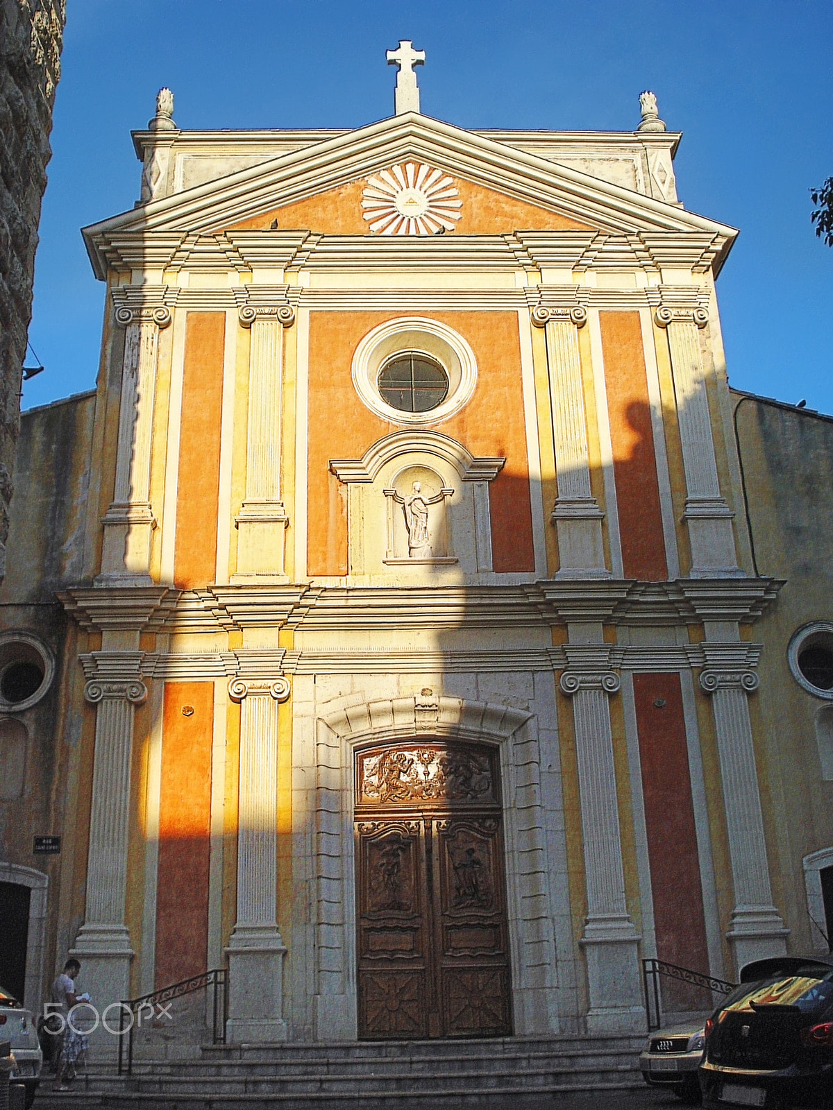 Sony DSC-W70 sample photo. In the ancient quarter of antibes the temple of immaculate conception, the former cathedral of... photography