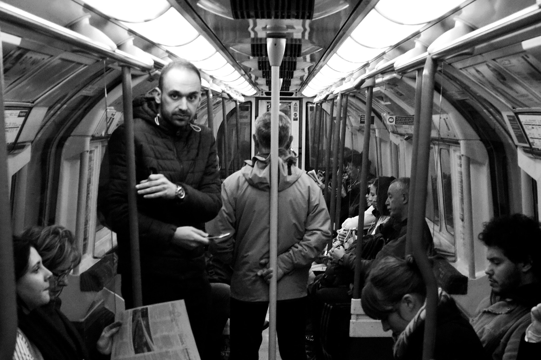 Sigma 50mm F1.4 EX DG HSM sample photo. London underground photography