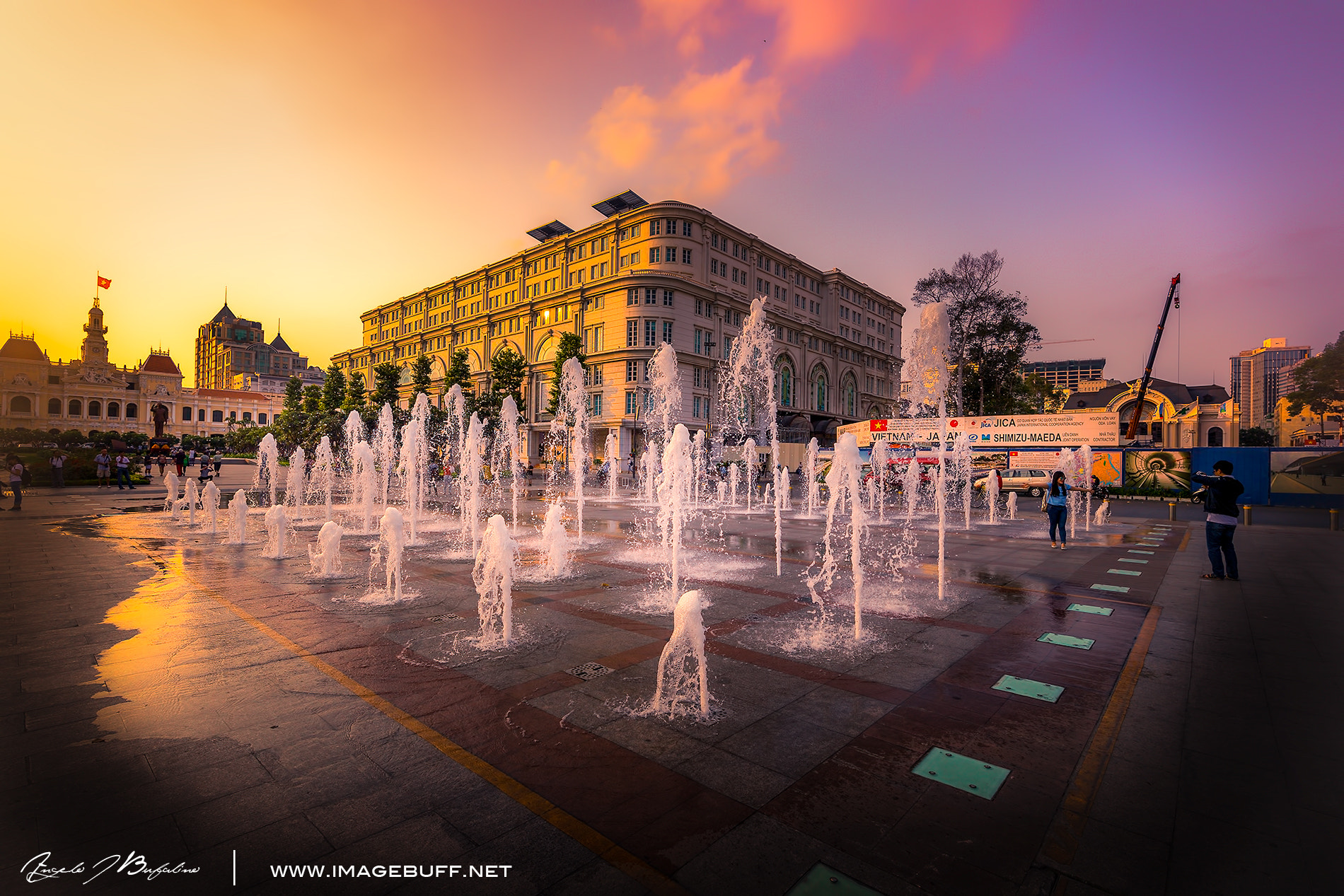 Nikon D5 sample photo. Saigon sunset photography