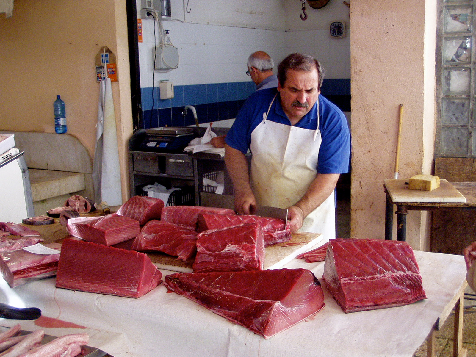 Olympus C720UZ sample photo. Mercato del pesce photography