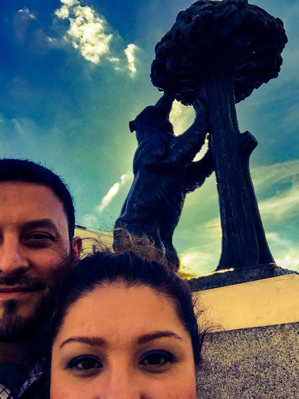 iPhone 6 front camera 2.65mm f/2.2 sample photo. !ole! desde madrid! photography